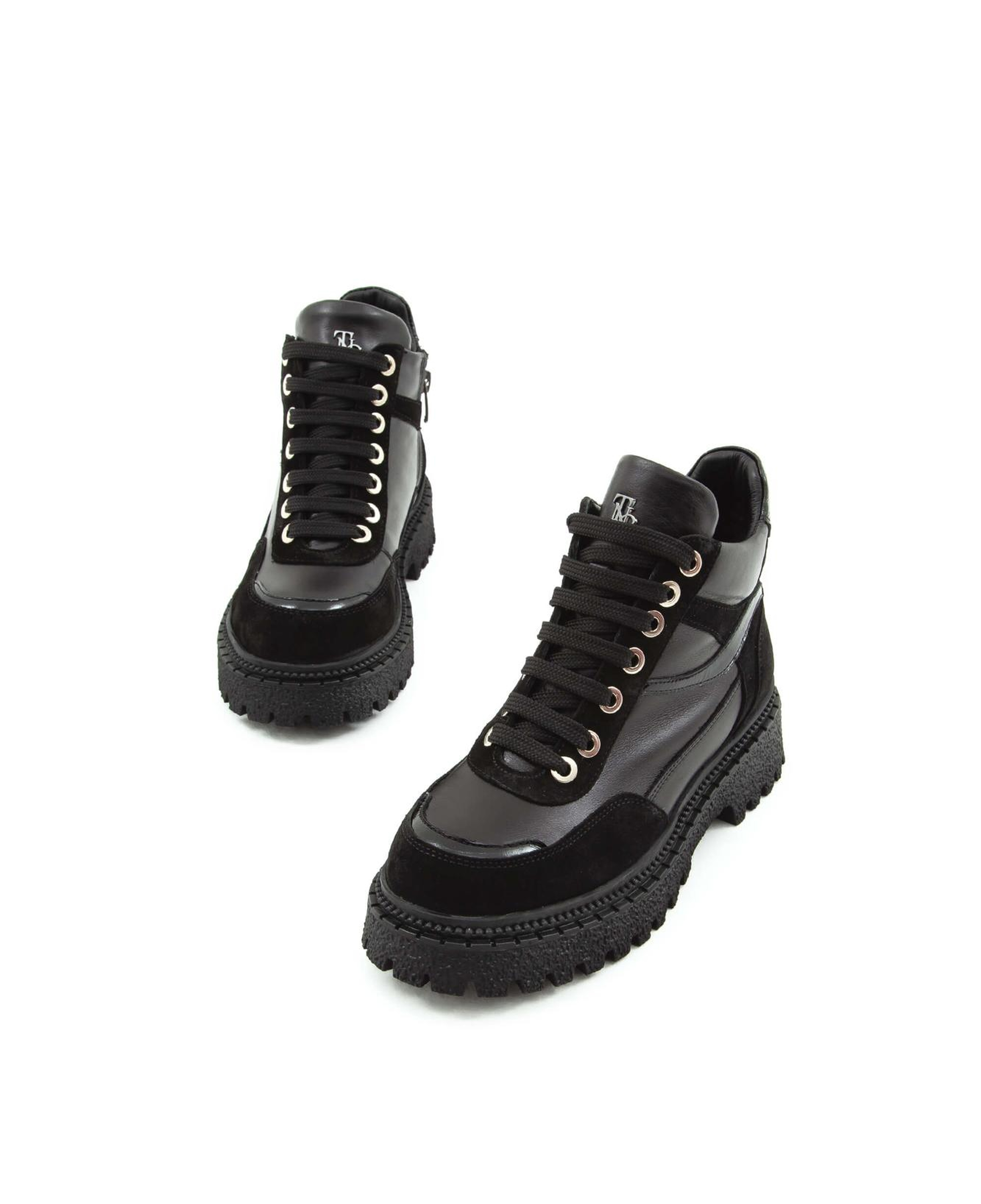 Tamer Tanca Kadın Vegan Siyah Casual Bot