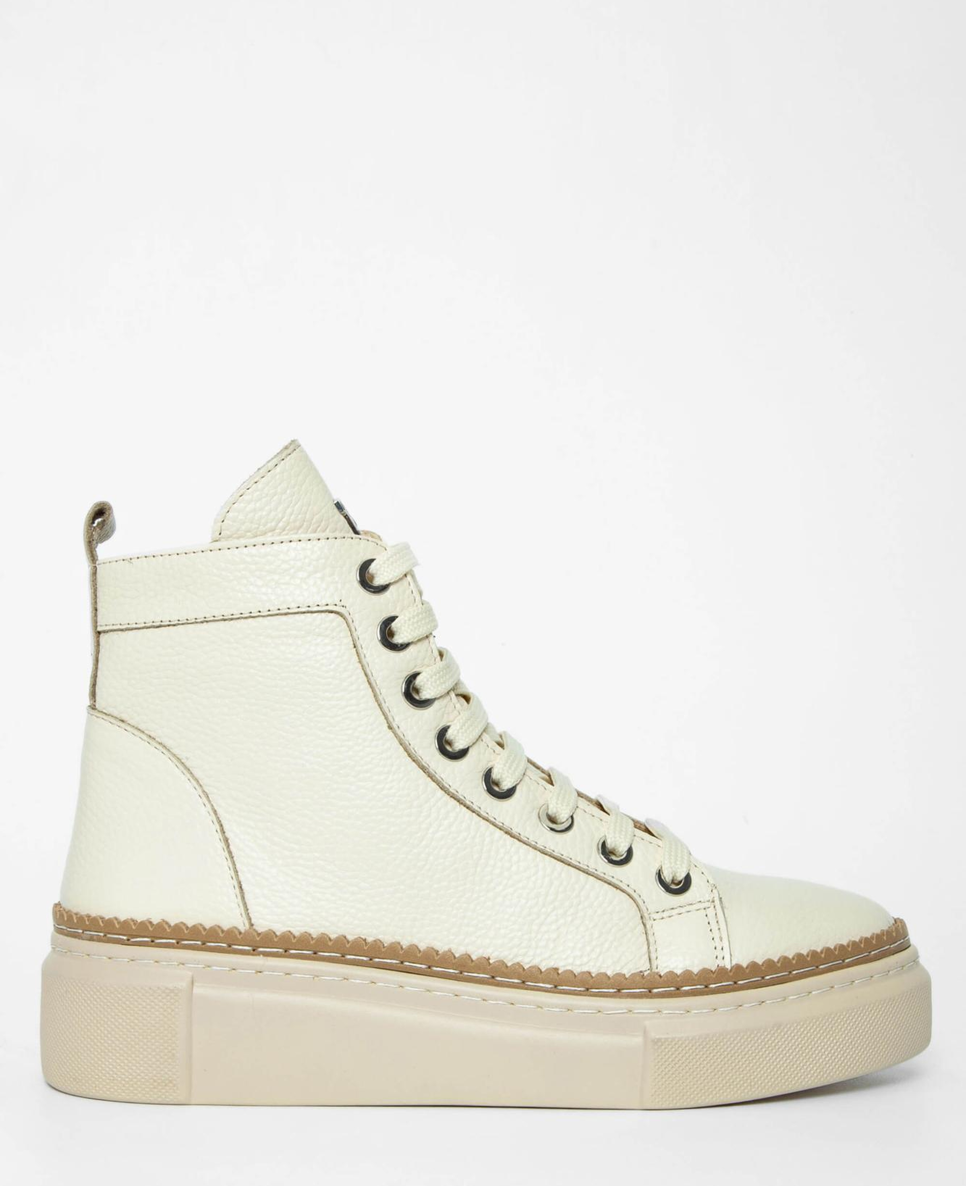 Tamer Tanca Kadın Hakiki Deri Bej Casual Bot