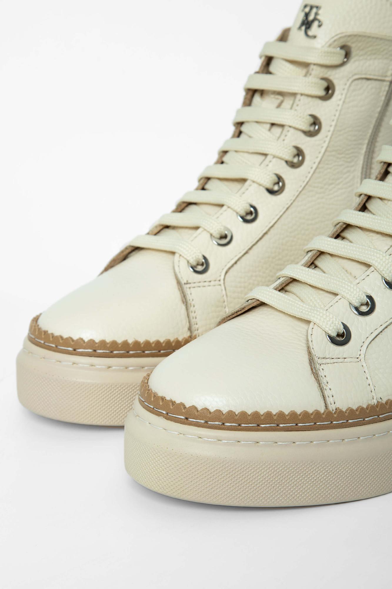 Tamer Tanca Kadın Hakiki Deri Bej Casual Bot