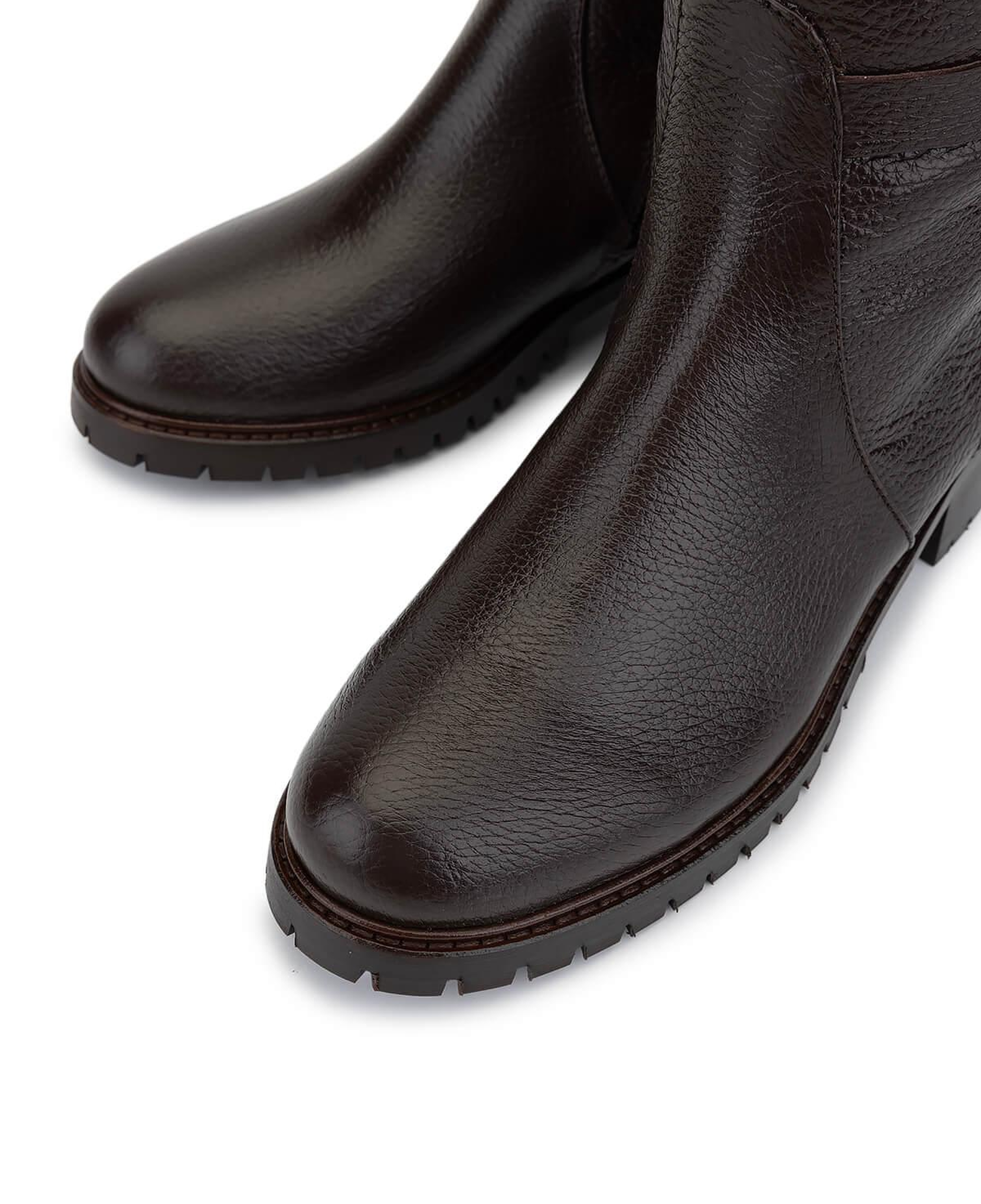 Tamer Tanca Kadın Hakiki Deri Kahverengi Floter Casual Çizme