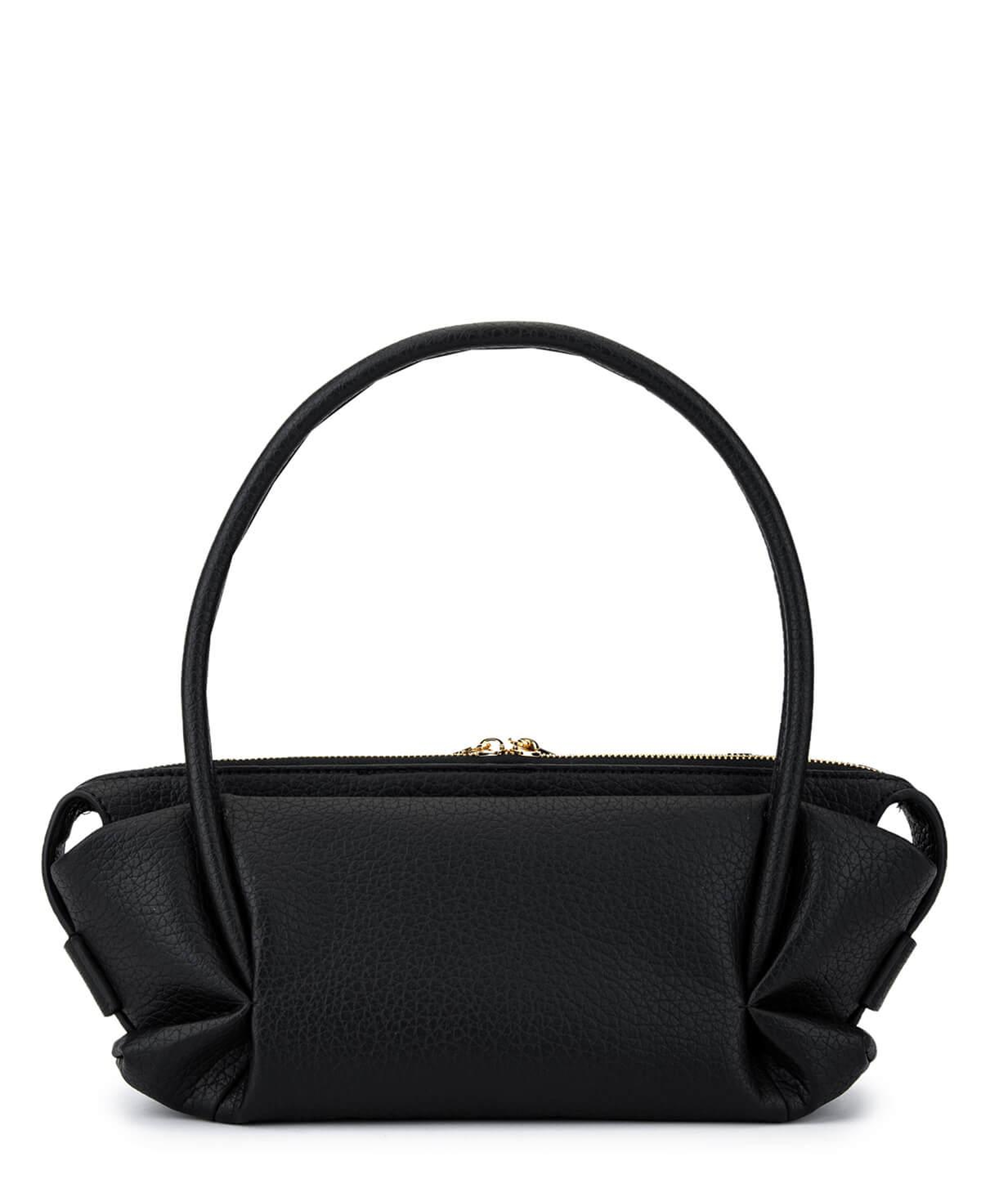 Tamer Tanca Kadın Suni Deri Siyah Floter Kol Çantası