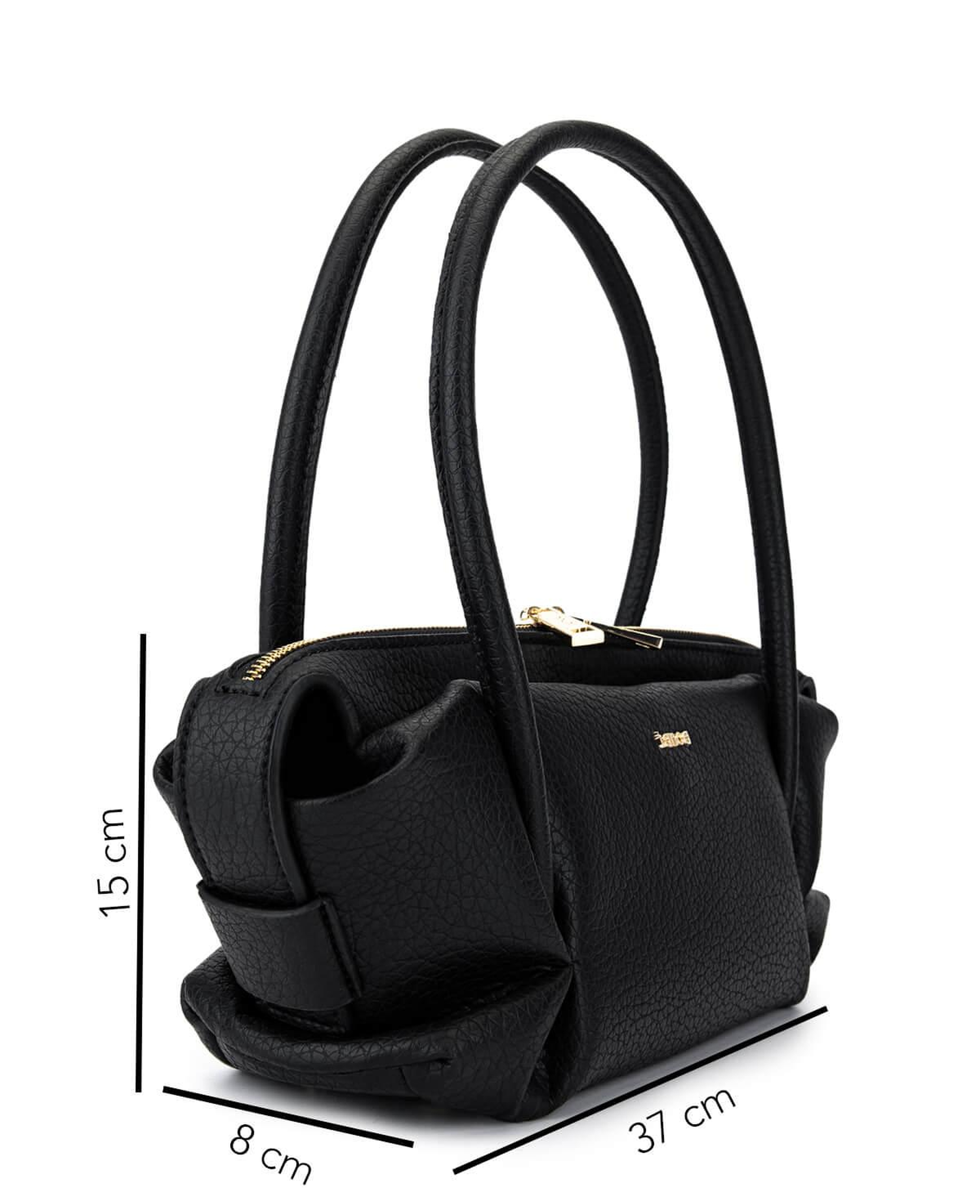 Tamer Tanca Kadın Suni Deri Siyah Floter Kol Çantası