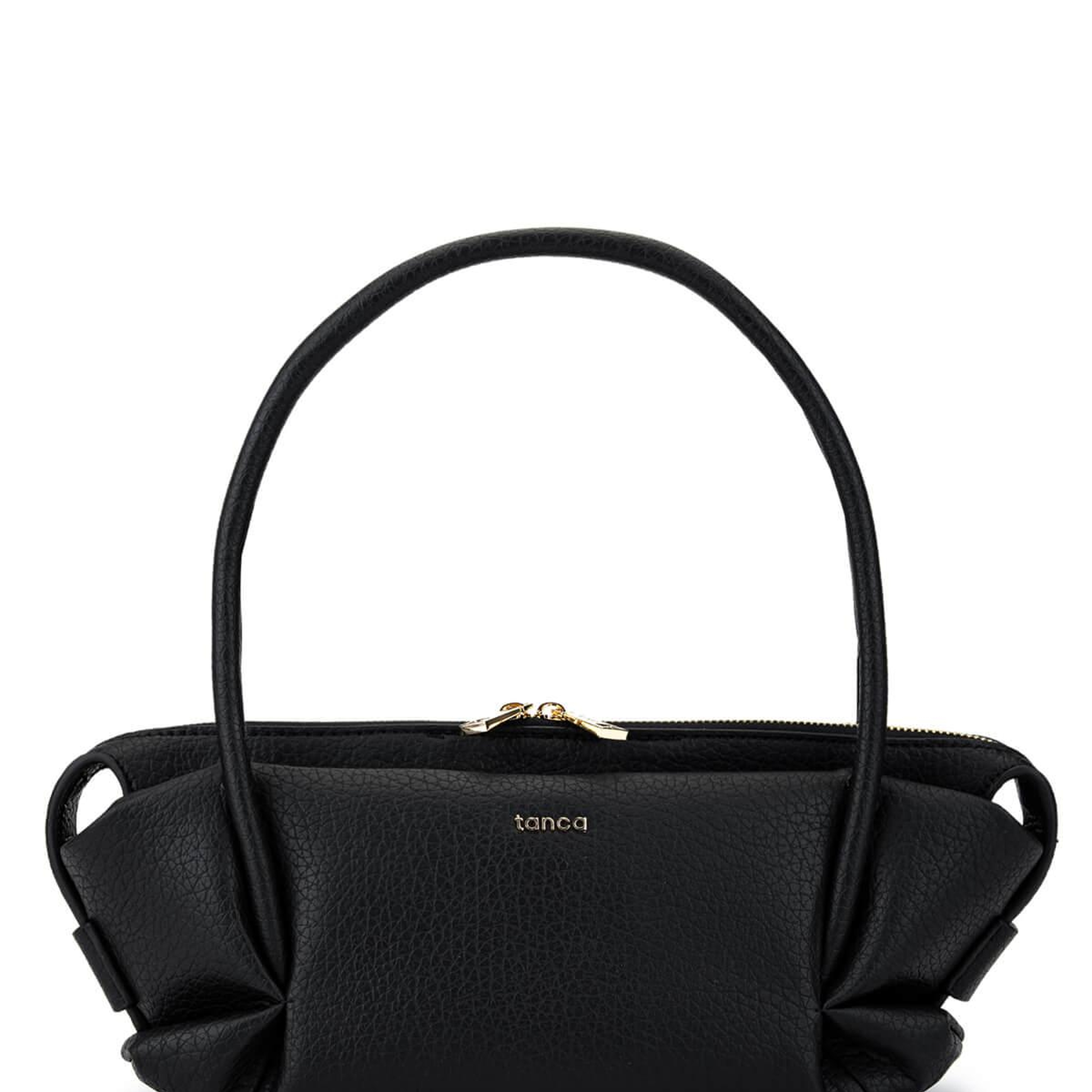 Tamer Tanca Kadın Suni Deri Siyah Floter Kol Çantası