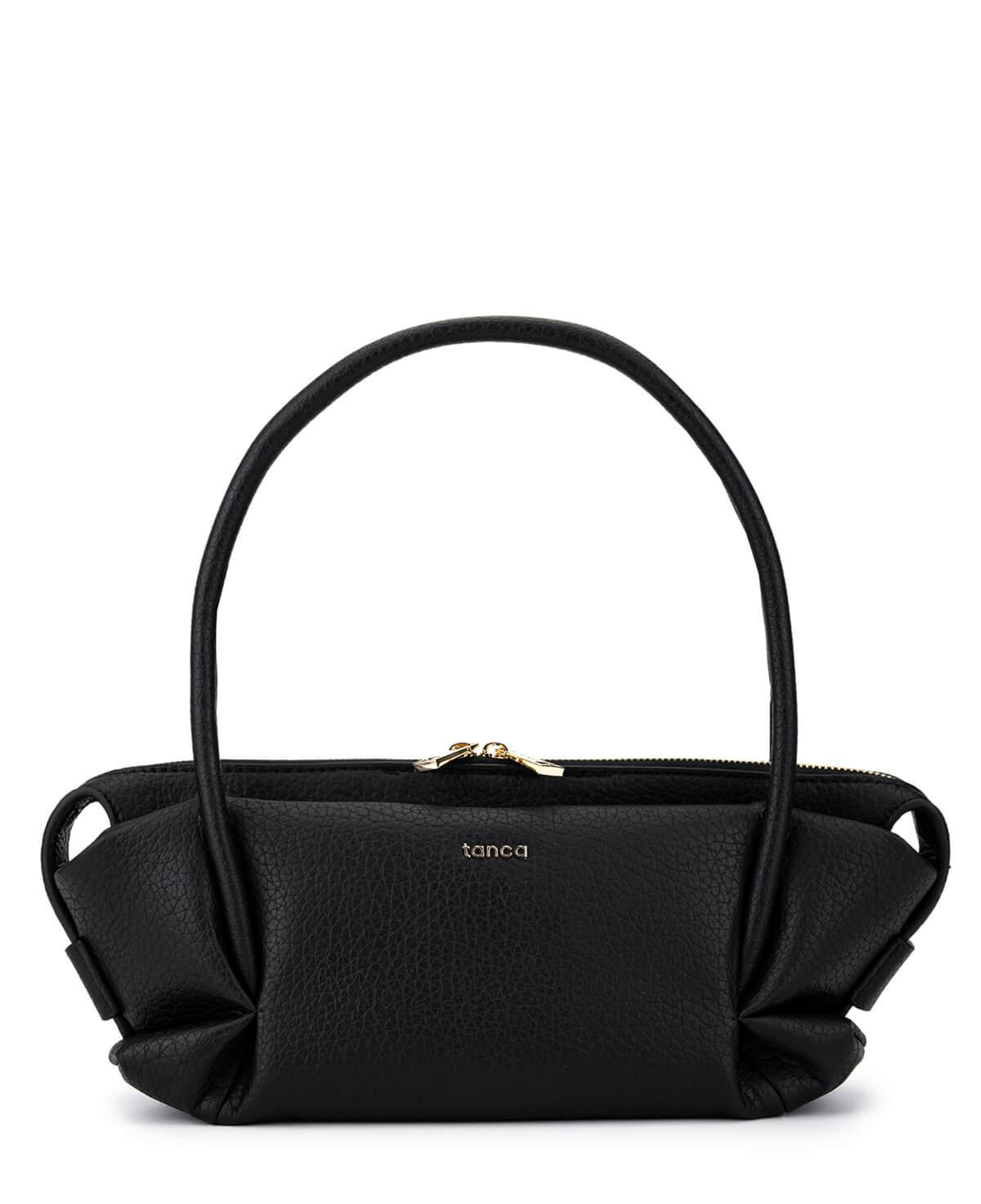 Tamer Tanca Kadın Suni Deri Siyah Floter Kol Çantası