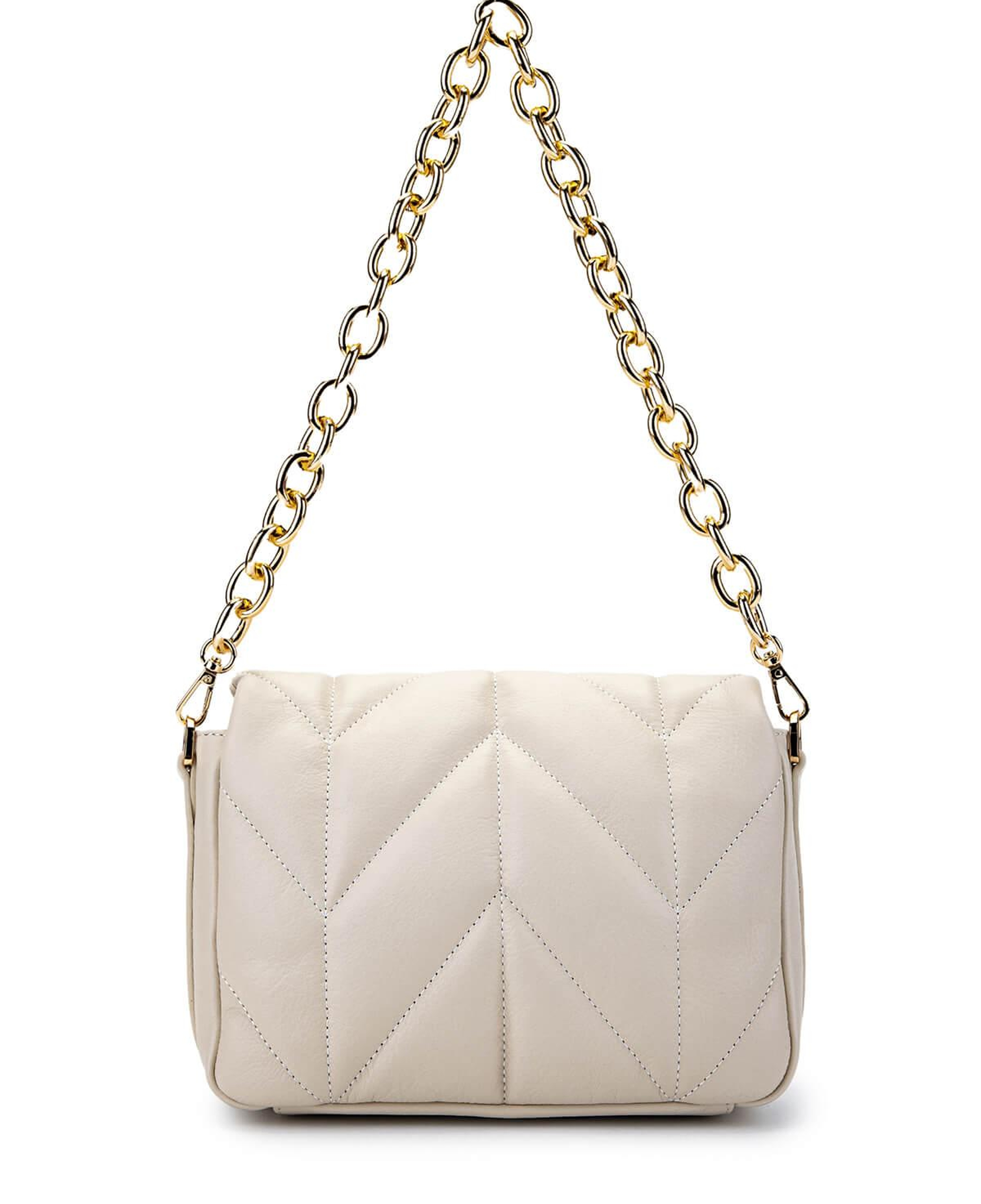 Tamer Tanca Kadın Hakiki Deri Bej Omuz Çanta