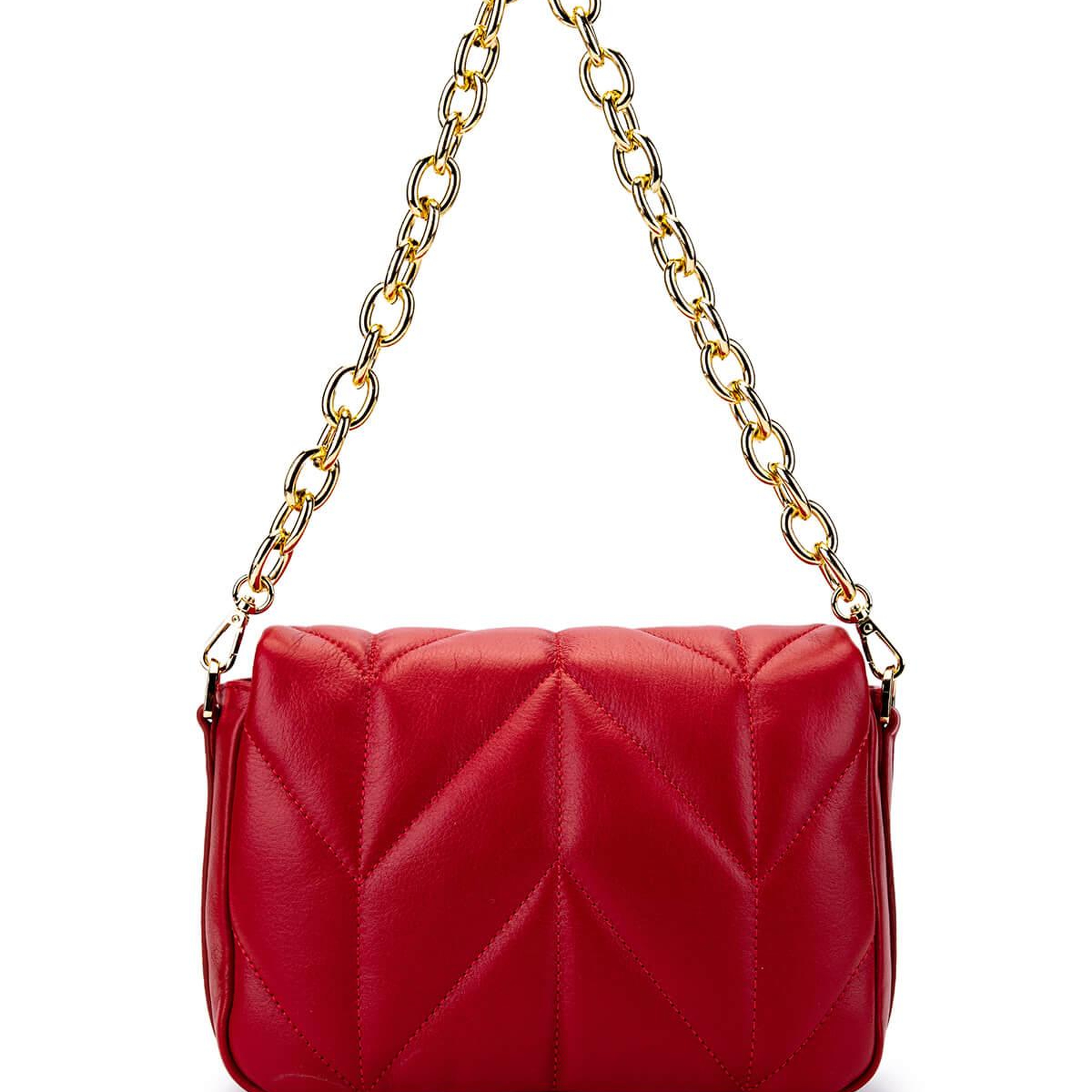 Tamer Tanca Kadın Hakiki Deri Kırmızı Omuz Çanta