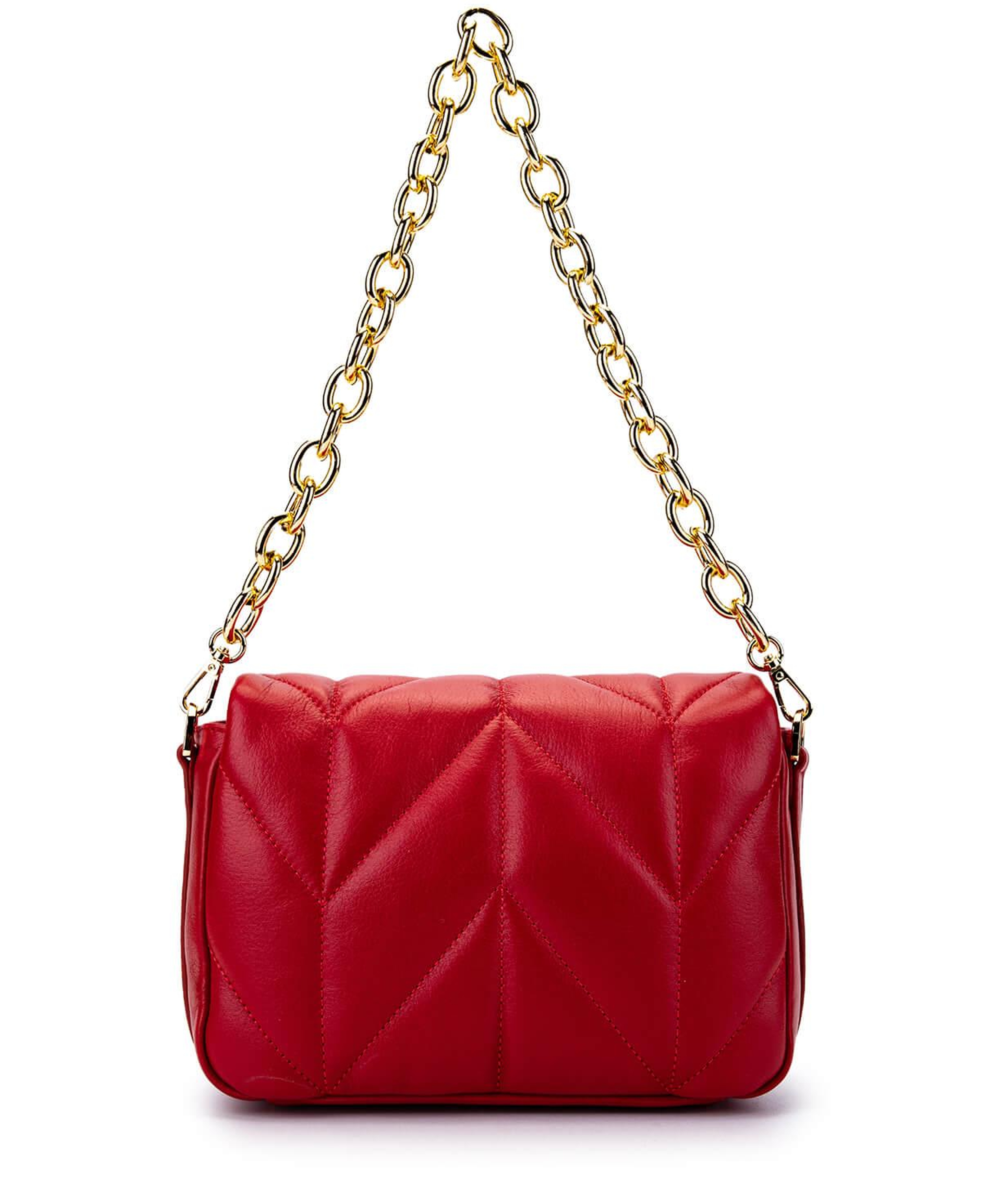 Tamer Tanca Kadın Hakiki Deri Kırmızı Omuz Çanta