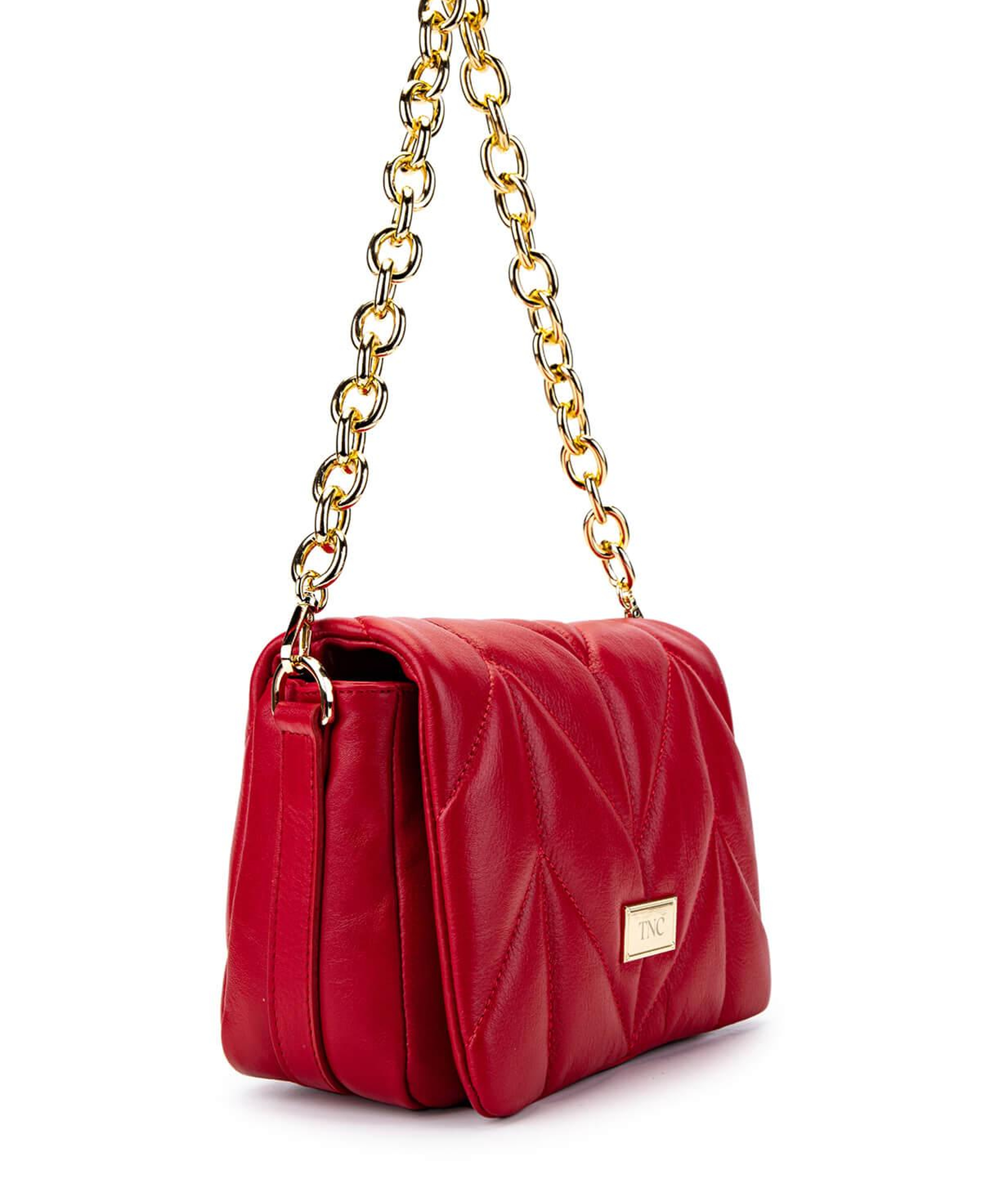 Tamer Tanca Kadın Hakiki Deri Kırmızı Omuz Çanta