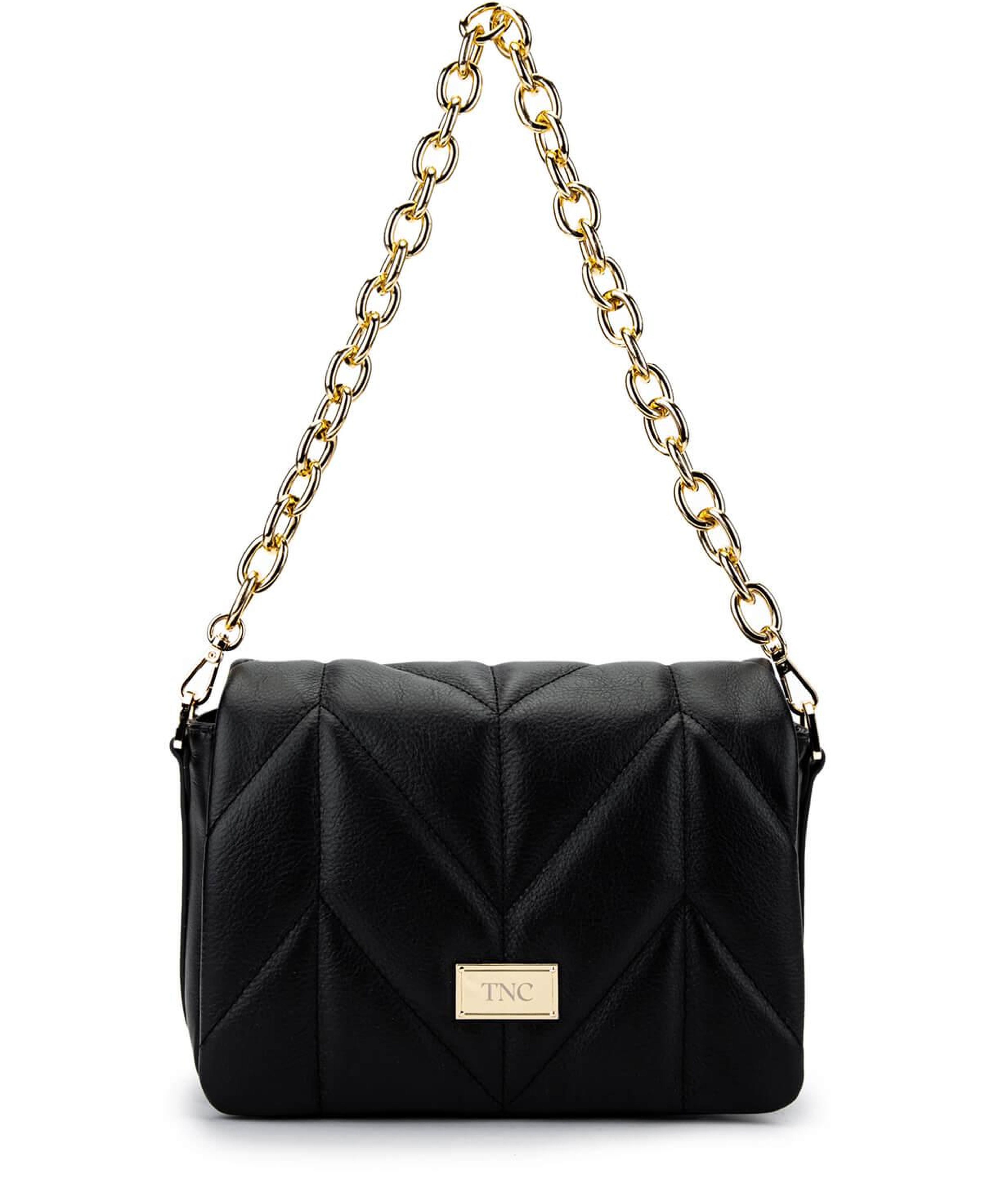 Tamer Tanca Kadın Hakiki Deri Siyah Deri Omuz Çanta