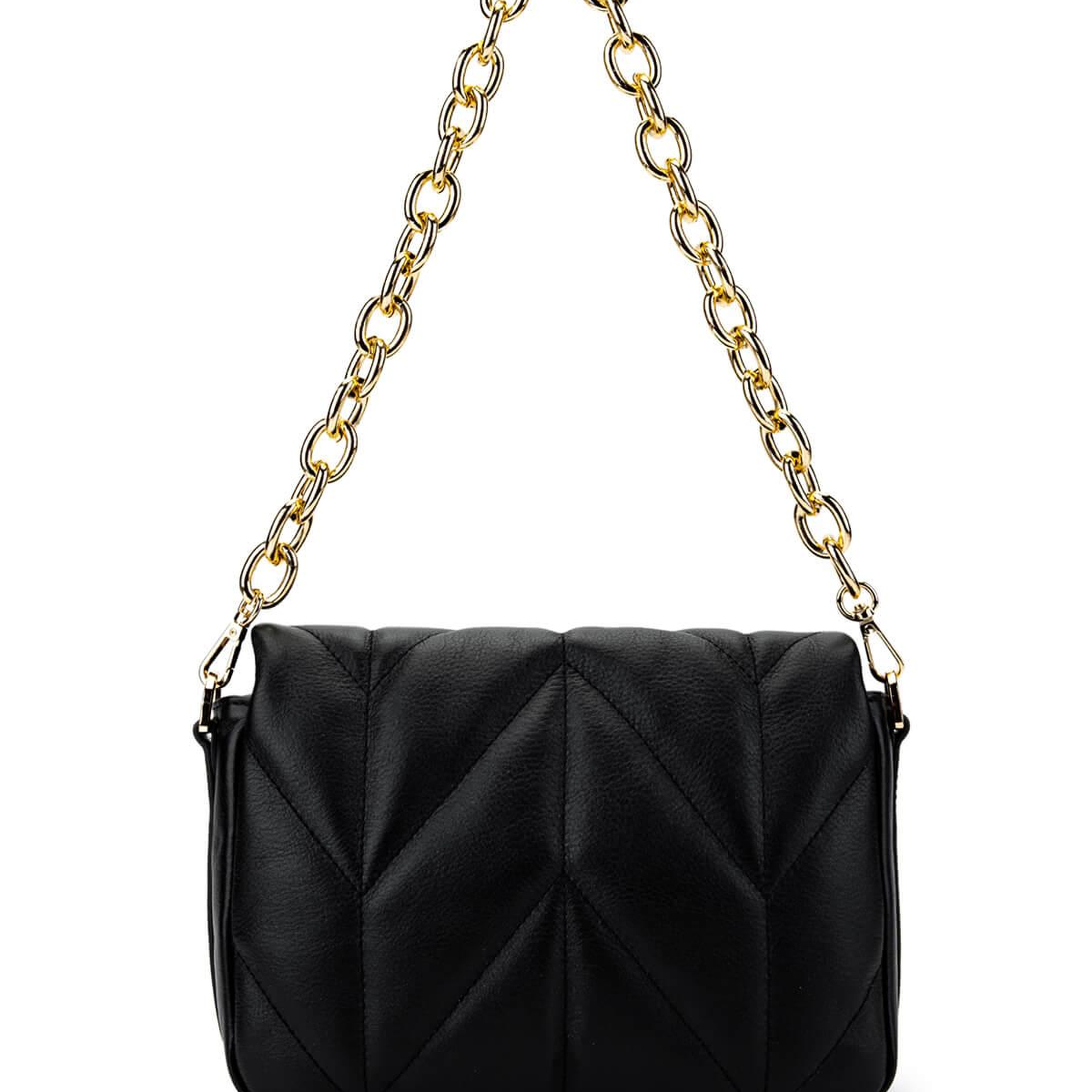 Tamer Tanca Kadın Hakiki Deri Siyah Deri Omuz Çanta