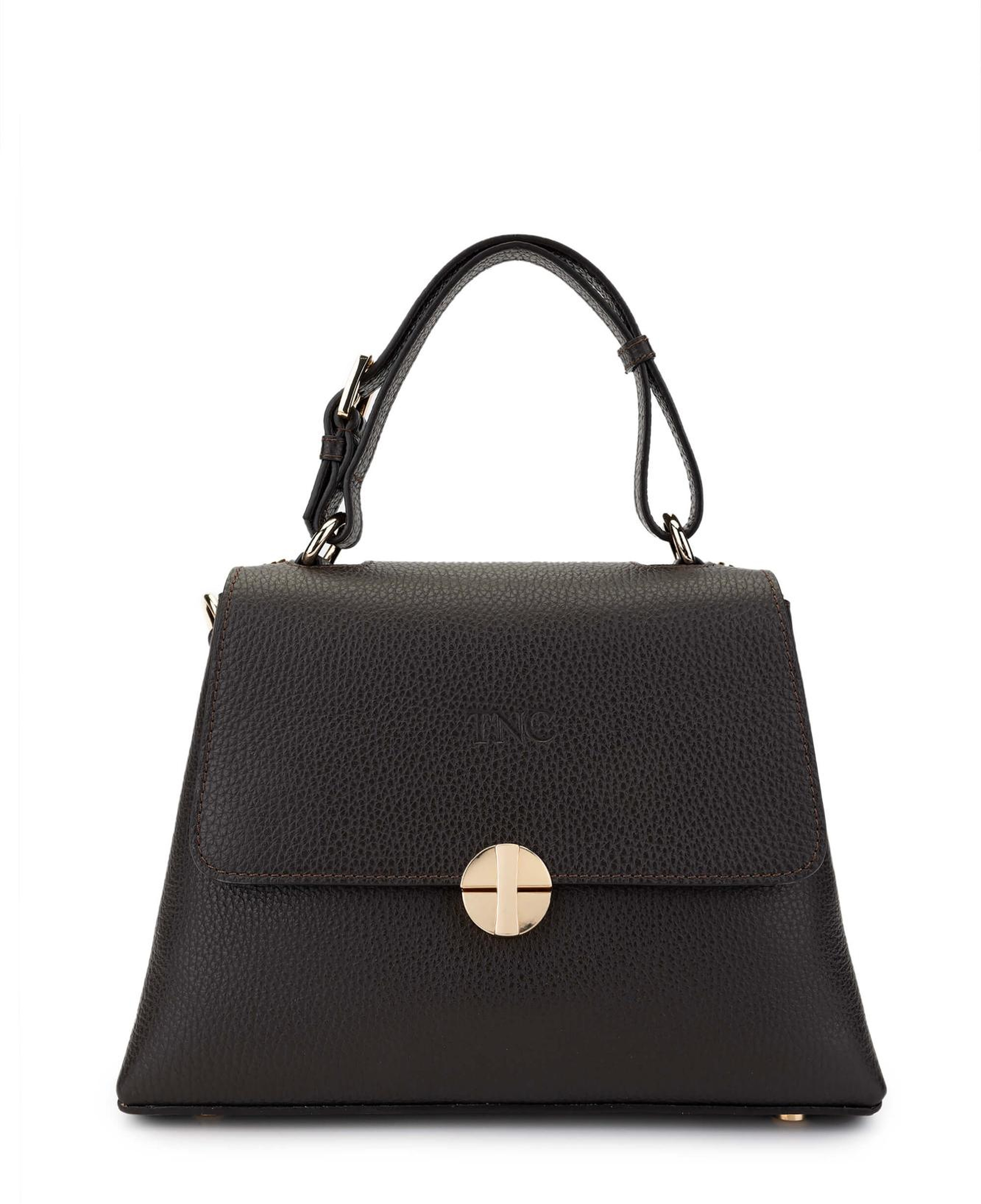 Tamer Tanca Kadın Hakiki Deri Kahverengi Omuz Çanta