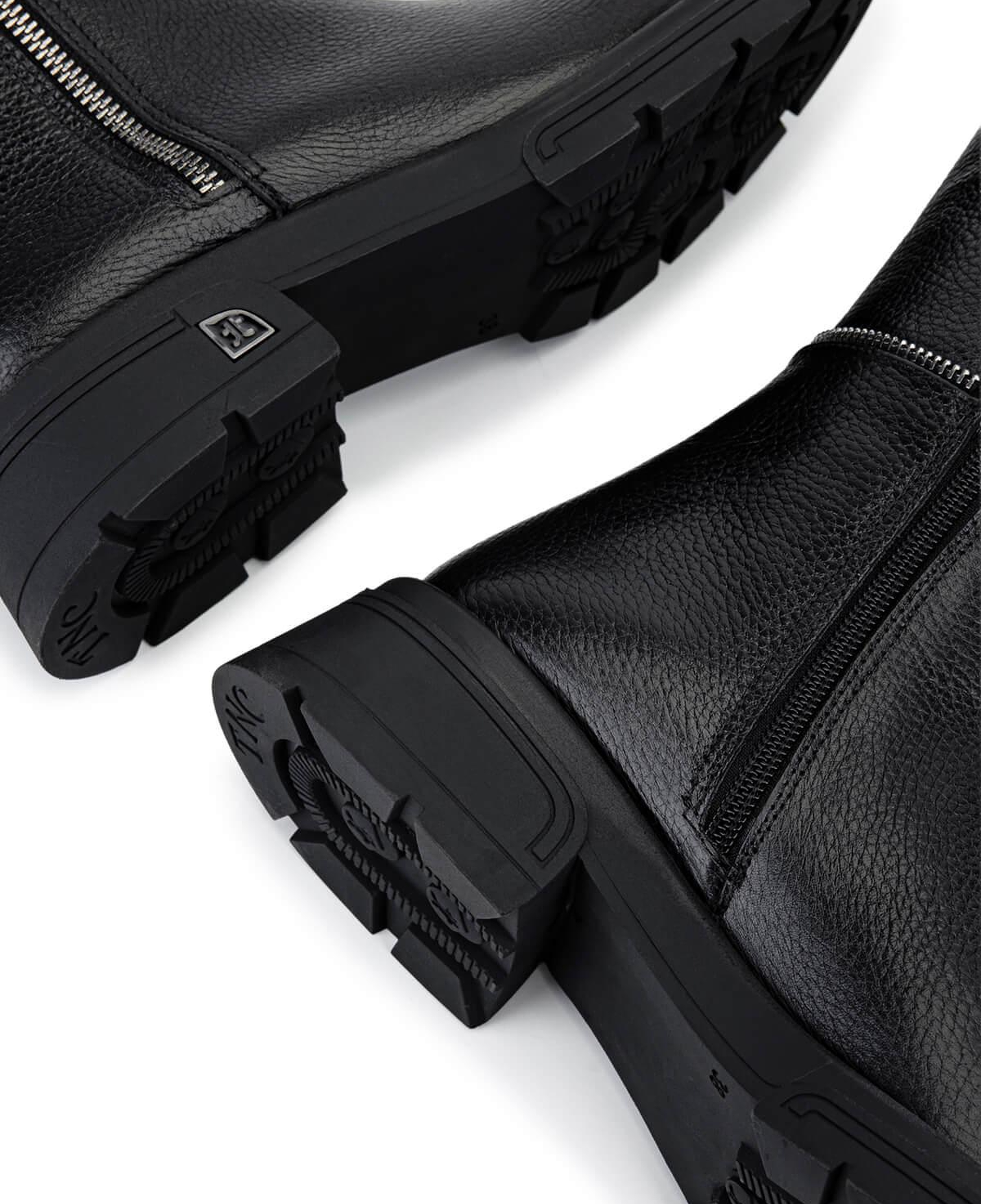 Tamer Tanca Kadın Hakiki Deri Siyah Floter Klasik Çizme