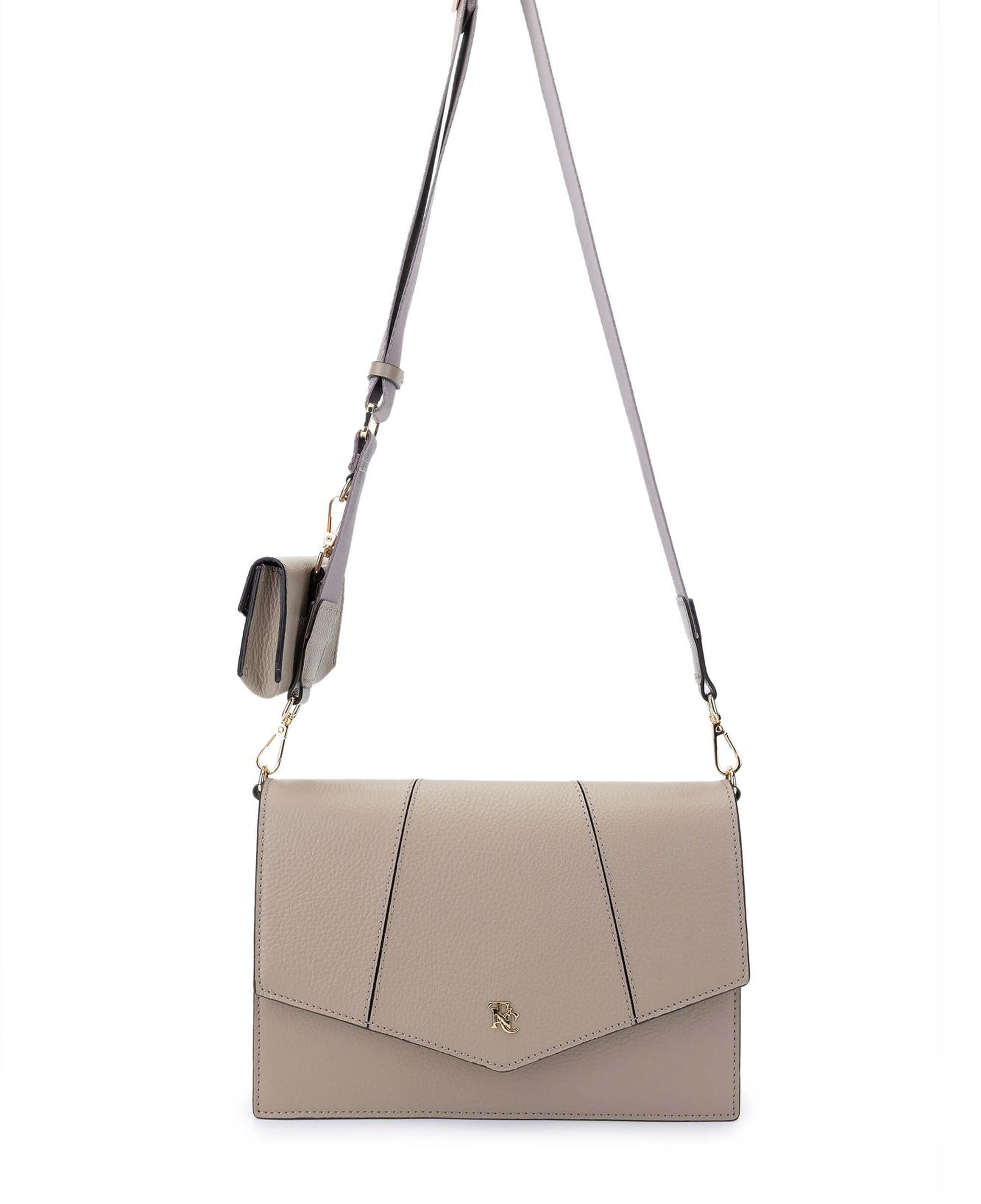 Tamer Tanca Kadın Hakiki Deri Vizon Floter Omuz Çanta