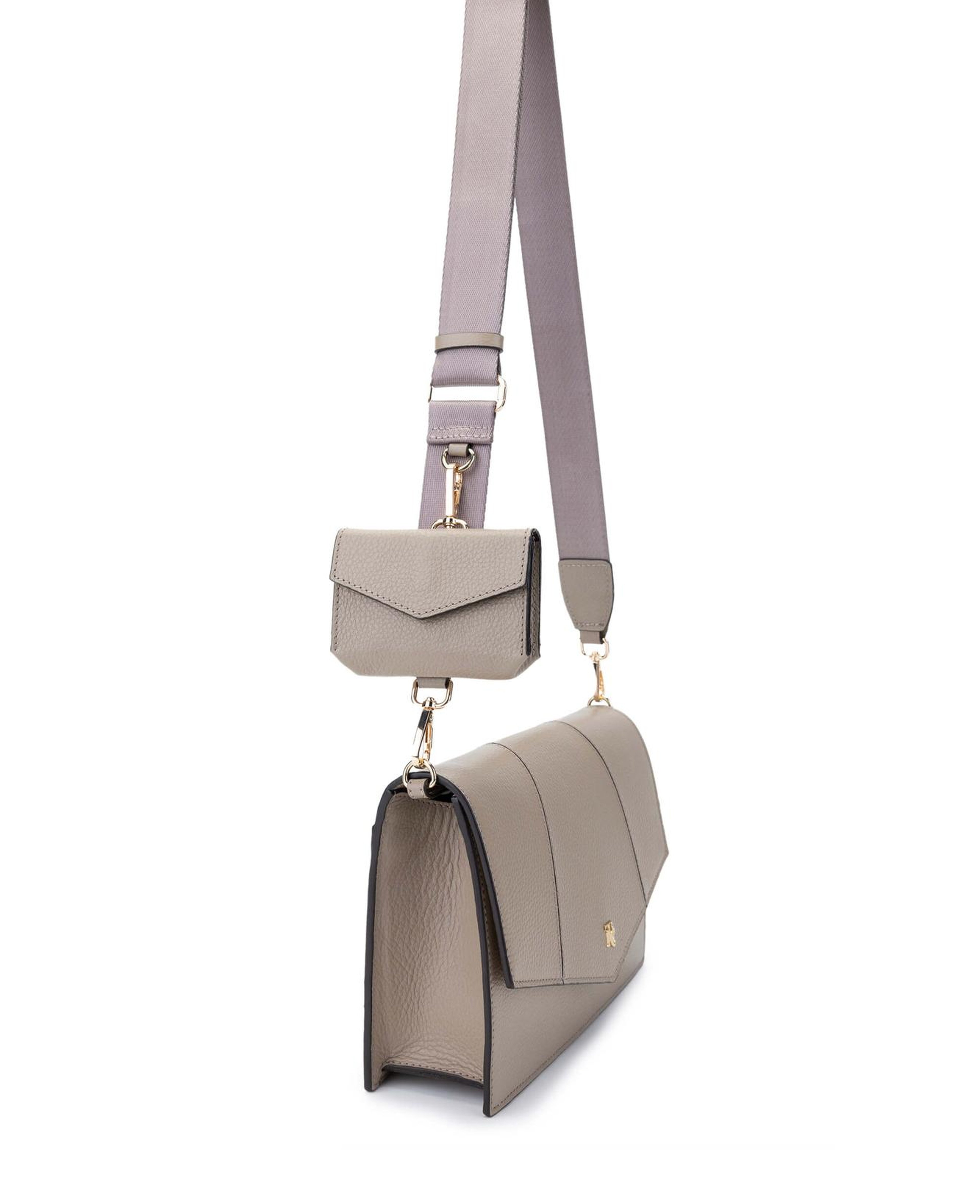 Tamer Tanca Kadın Hakiki Deri Vizon Floter Omuz Çanta