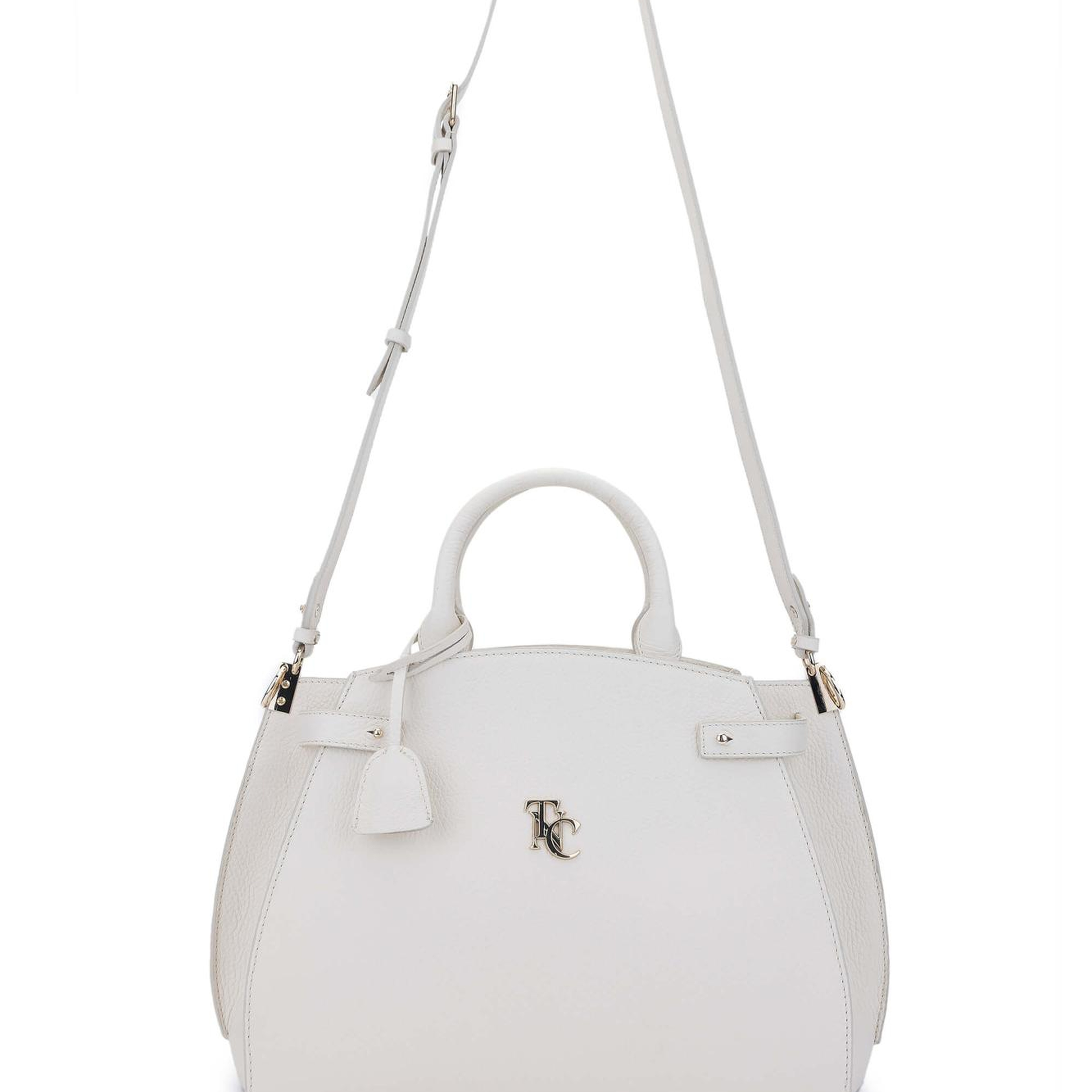 Tamer Tanca Kadın Hakiki Deri Bej El Çantası