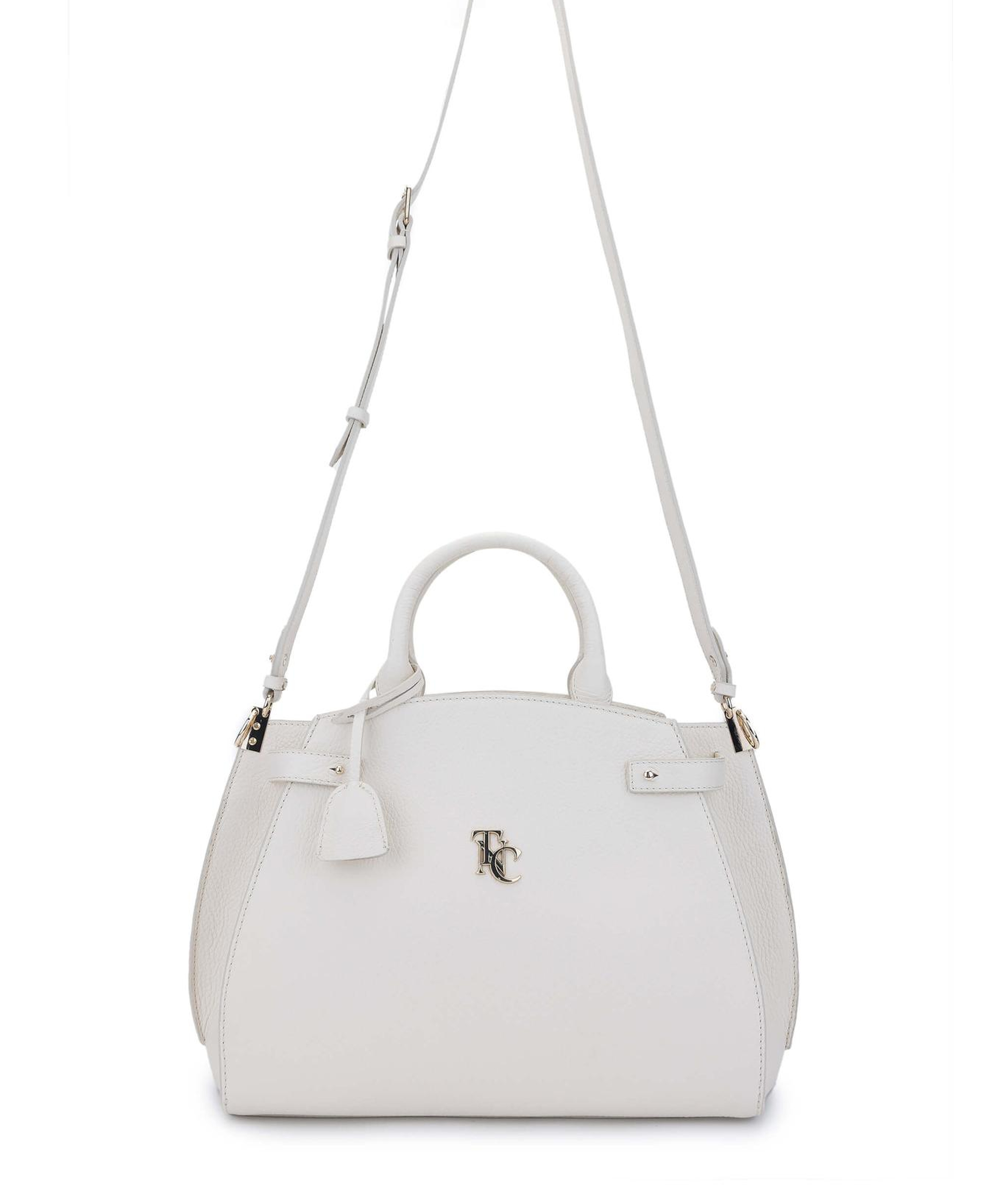 Tamer Tanca Kadın Hakiki Deri Bej El Çantası