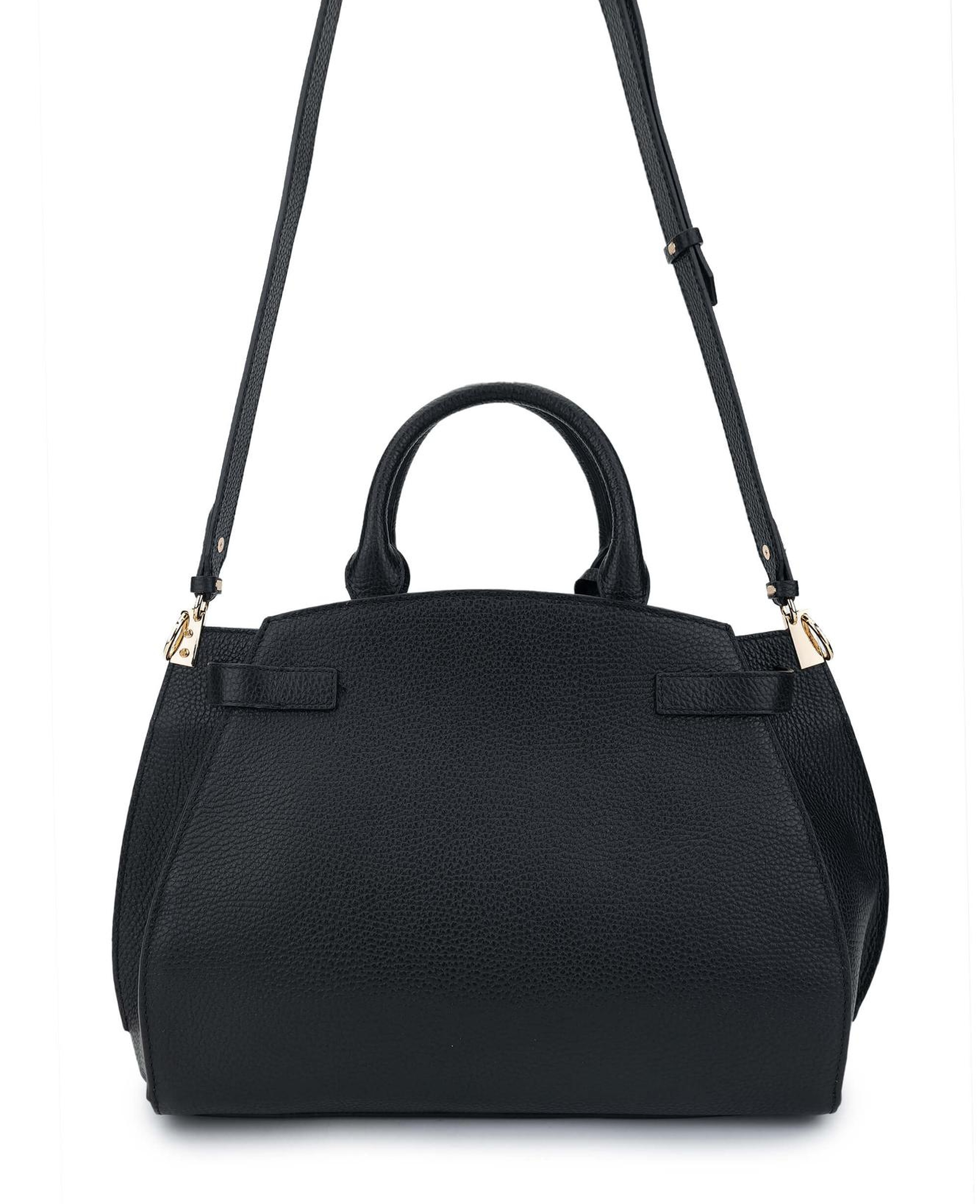 Tamer Tanca Kadın Hakiki Deri Siyah El Çantası