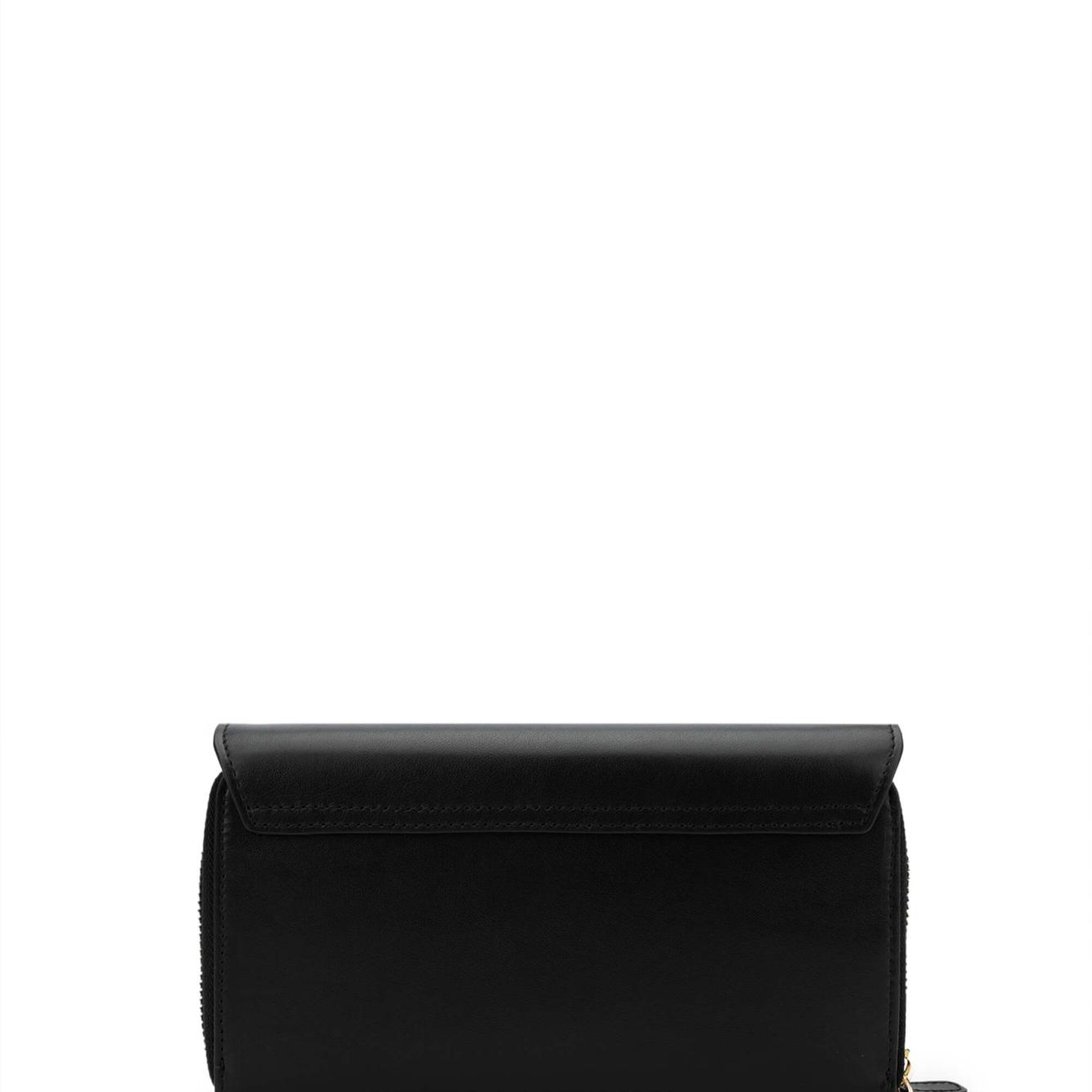 Tamer Tanca Kadın Hakiki Deri Siyah Deri Omuz Çanta