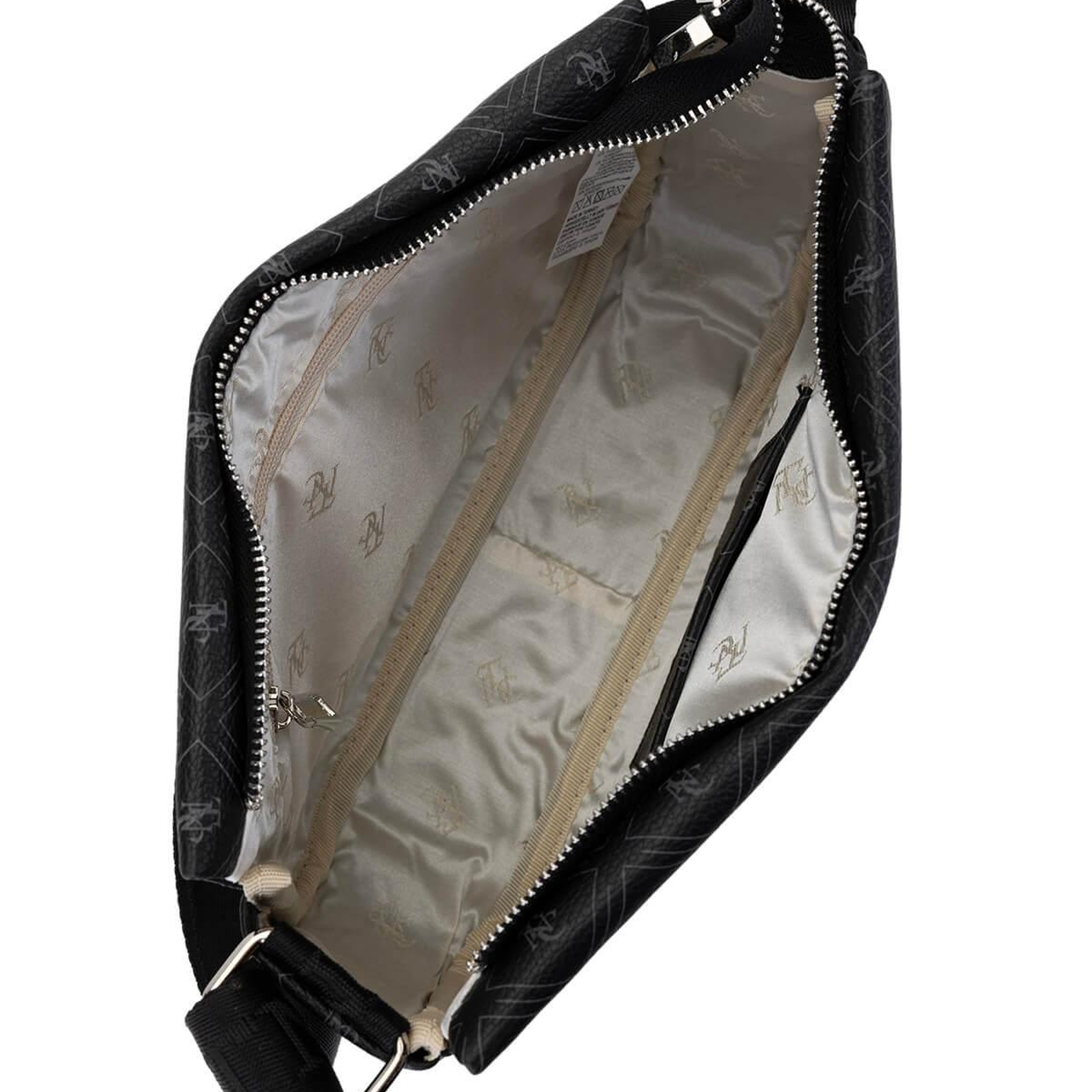 Tamer Tanca Kadın Vegan Siyah Desen Omuz Çanta