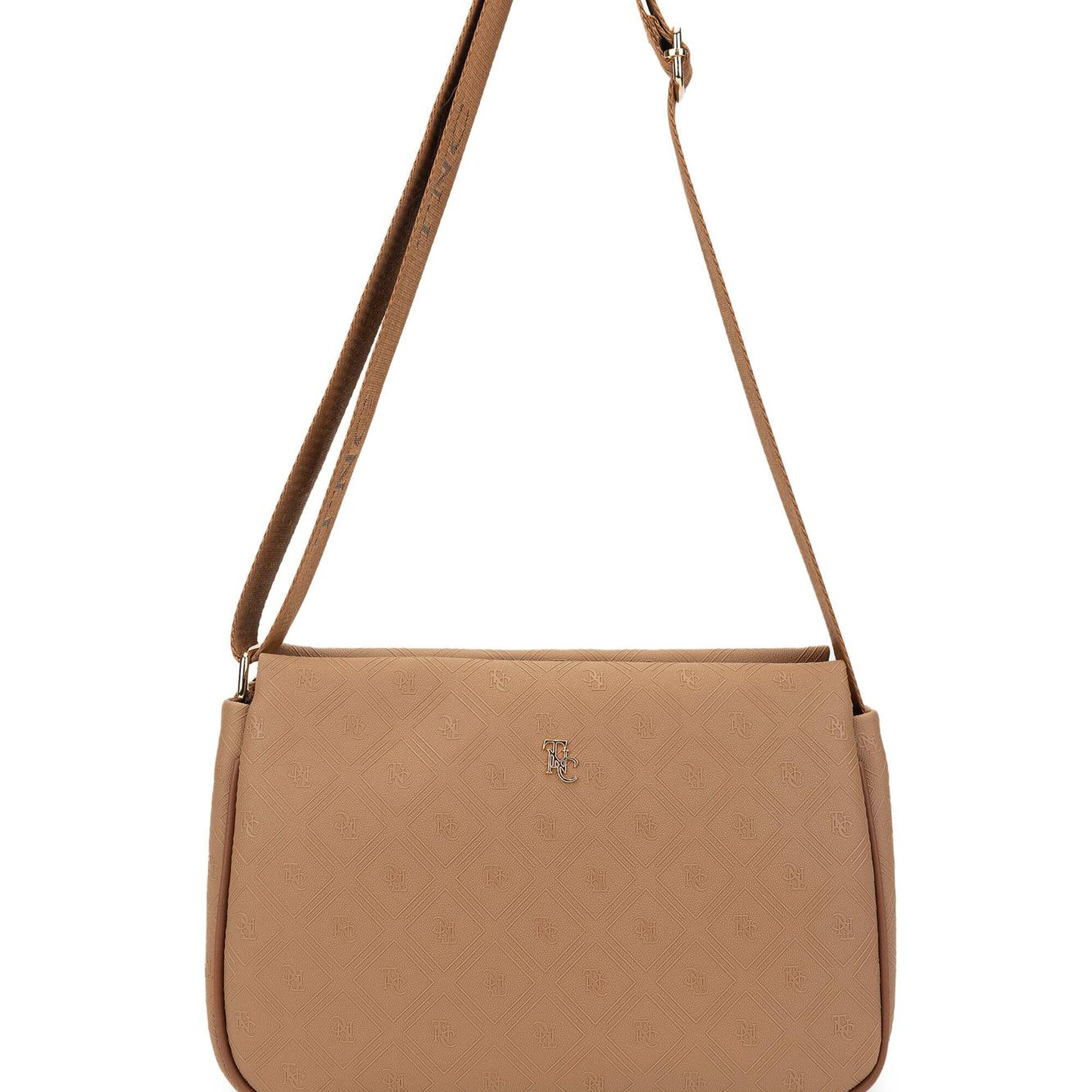 Tamer Tanca Kadın Vegan Bej Postacı Çanta