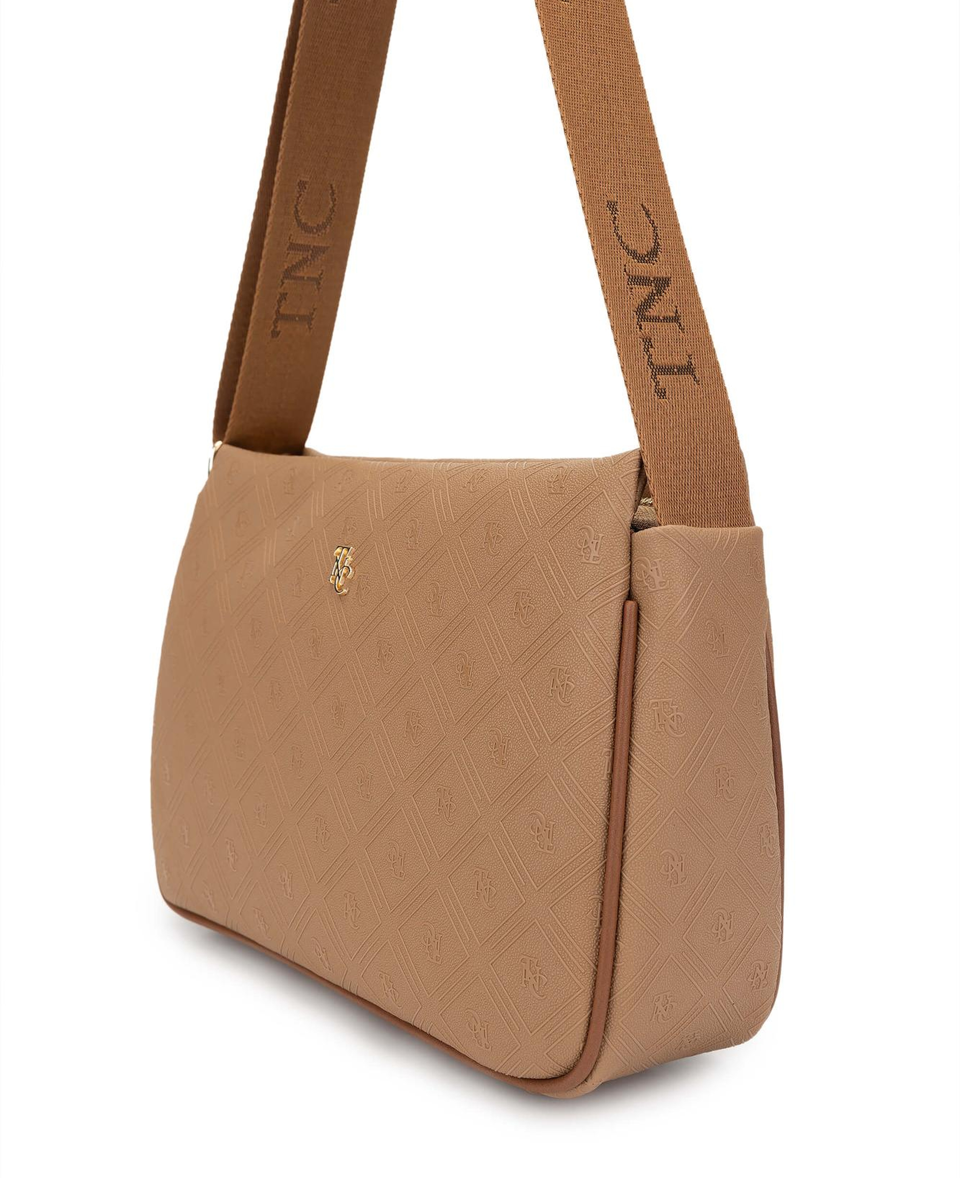 Tamer Tanca Kadın Vegan Bej Postacı Çanta