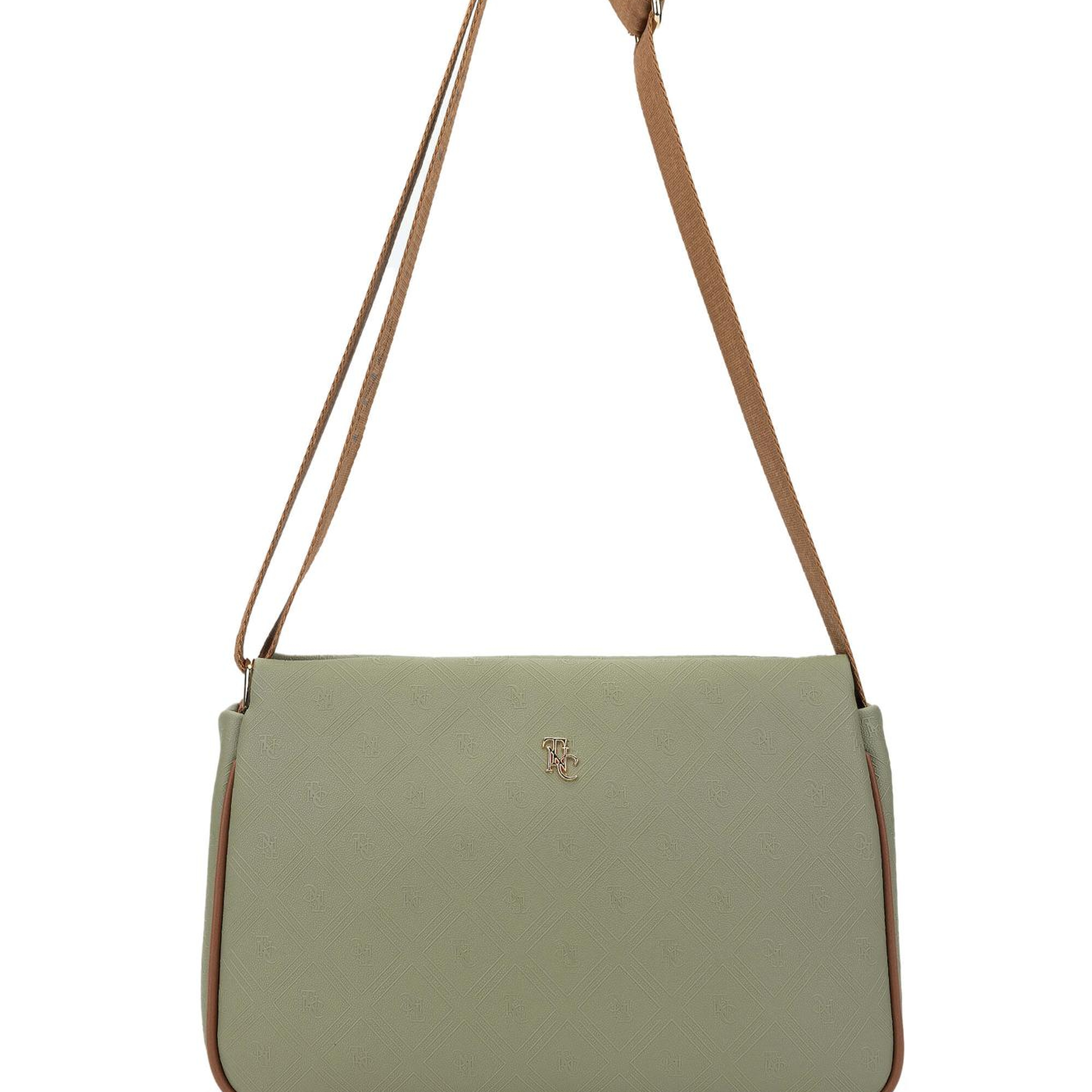 Tamer Tanca Kadın Vegan Yeşil Postacı Çanta