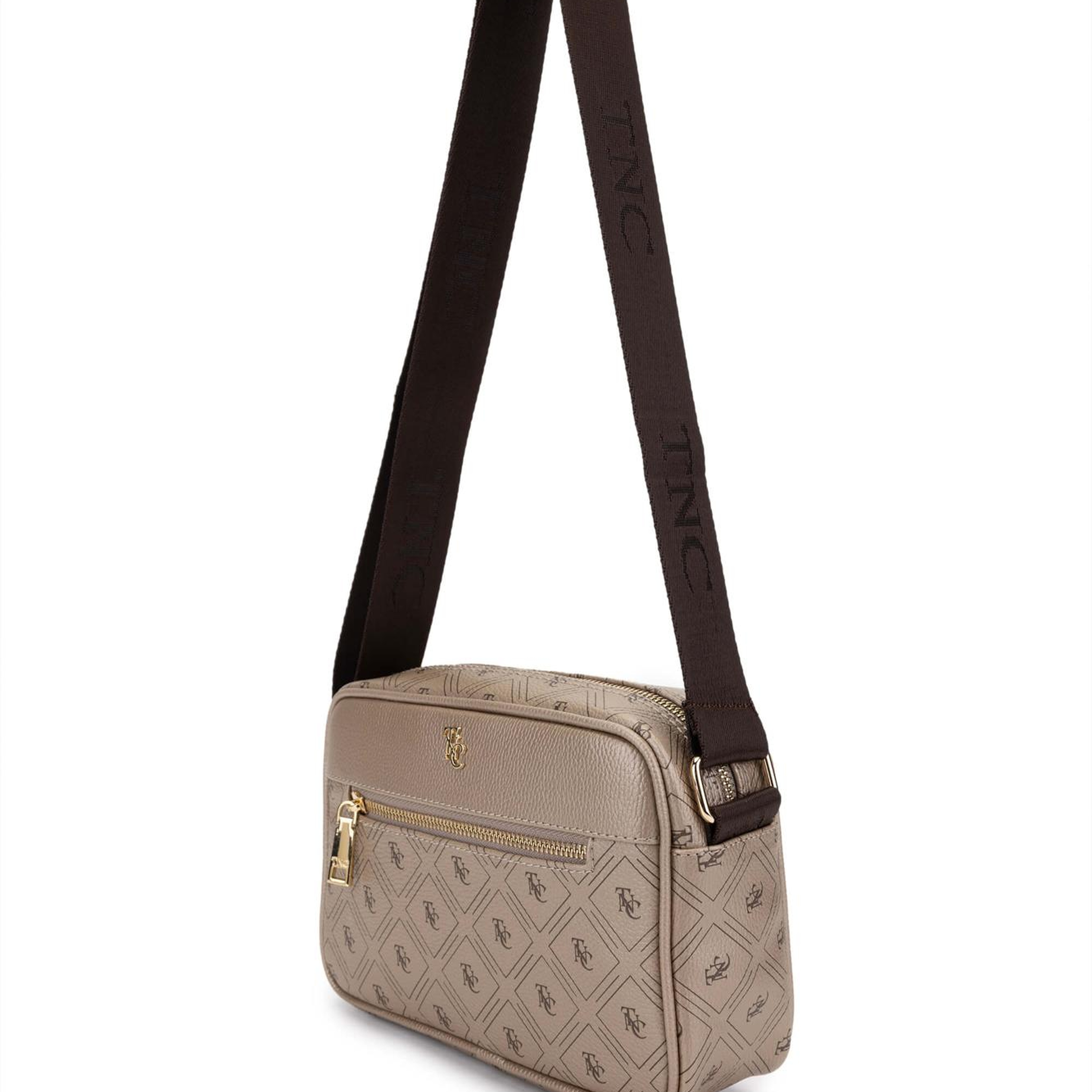 Tamer Tanca Kadın Vegan Altın Postacı Çanta