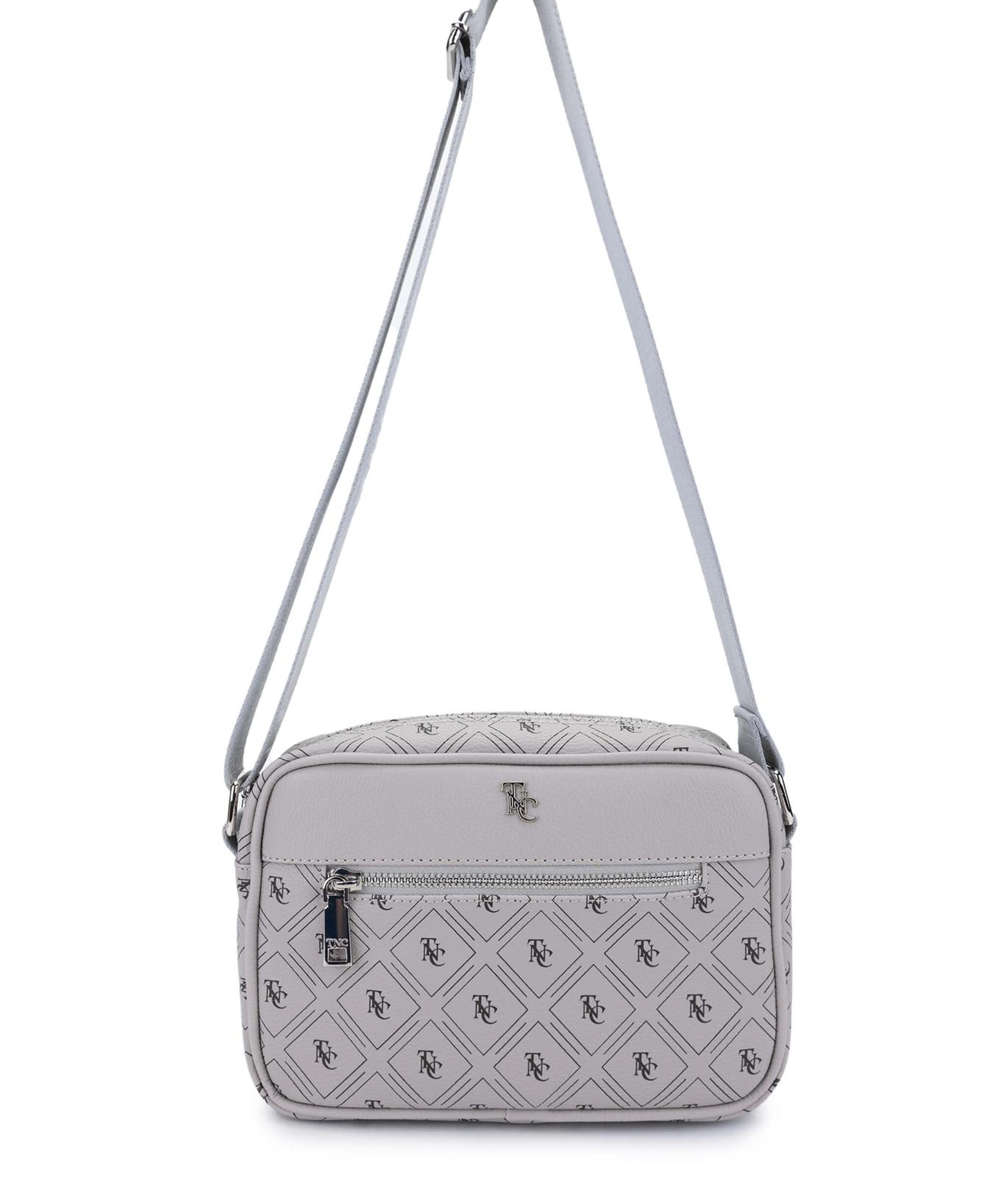 Tamer Tanca Kadın Vegan Gri Postacı Çanta