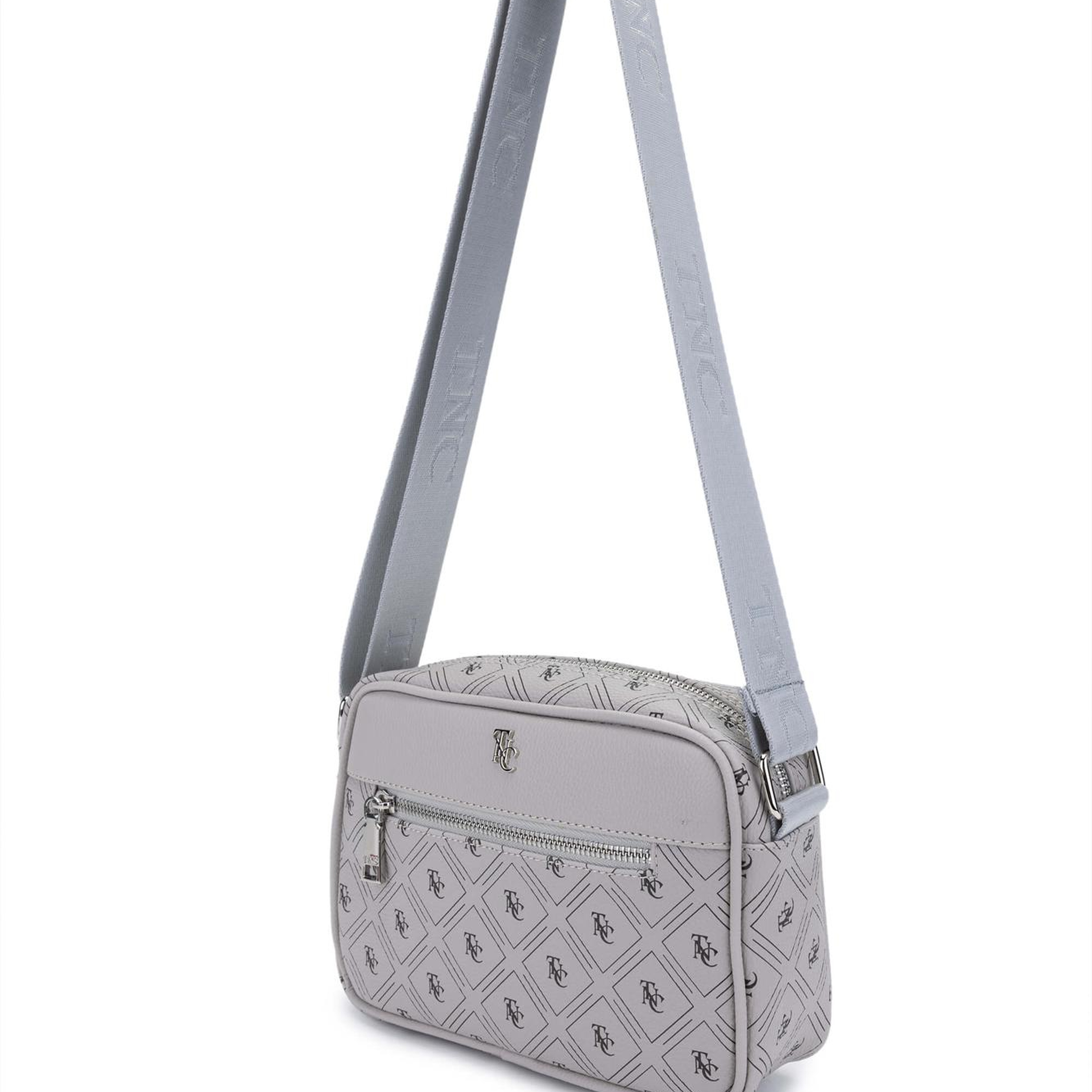 Tamer Tanca Kadın Vegan Gri Postacı Çanta