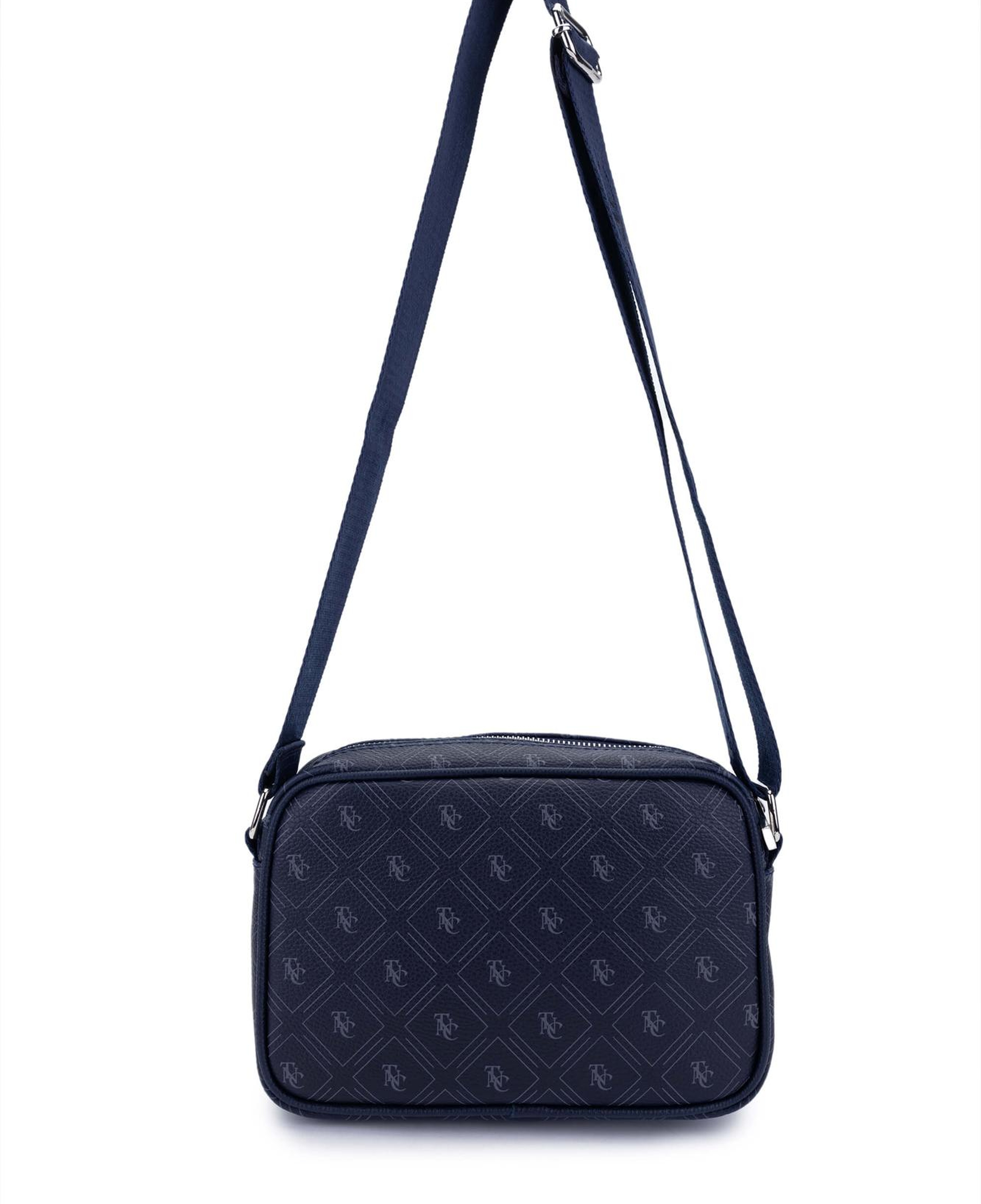 Tamer Tanca Kadın Vegan Lacivert Postacı Çanta