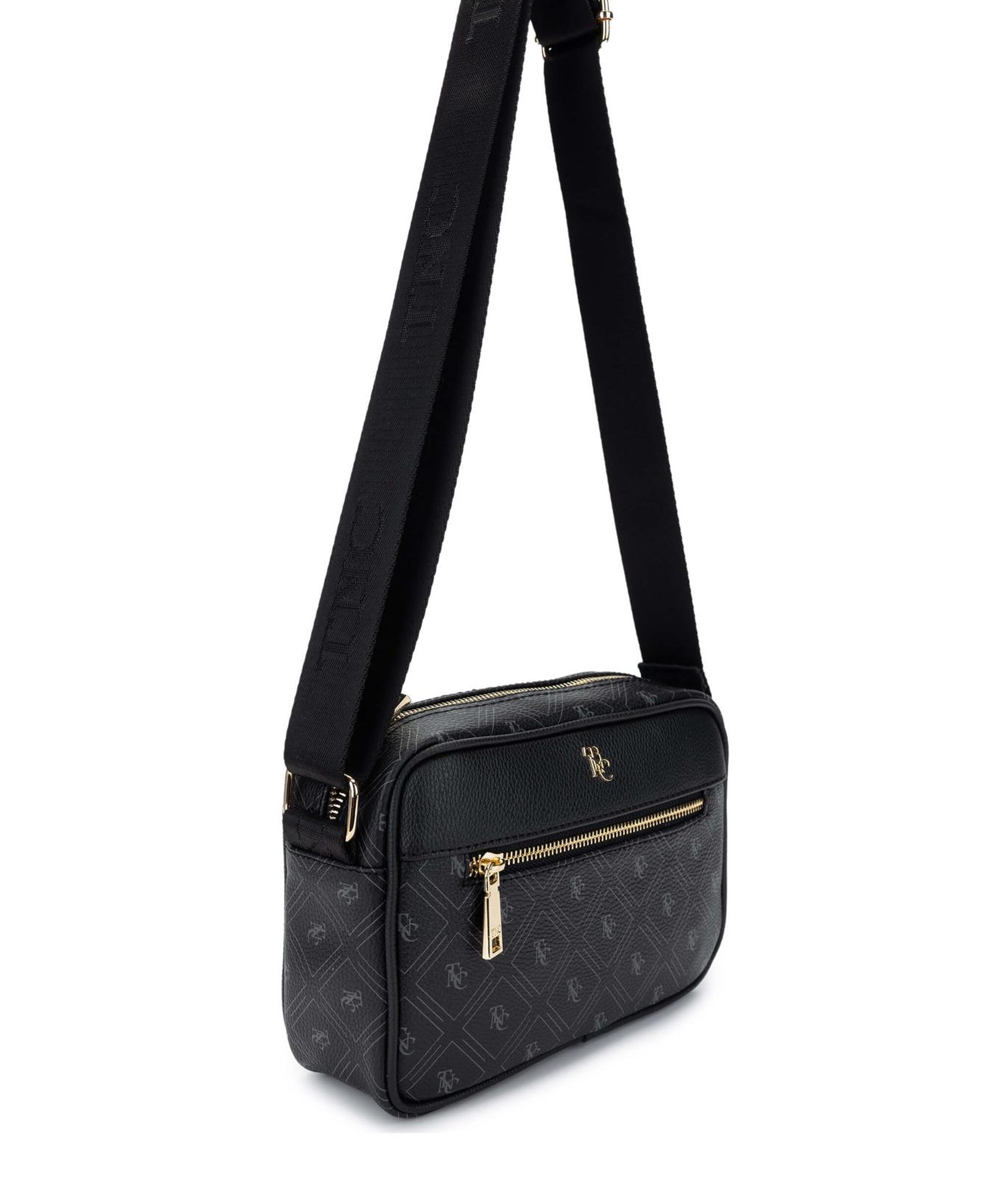 Tamer Tanca Kadın Vegan Siyah Postacı Çanta