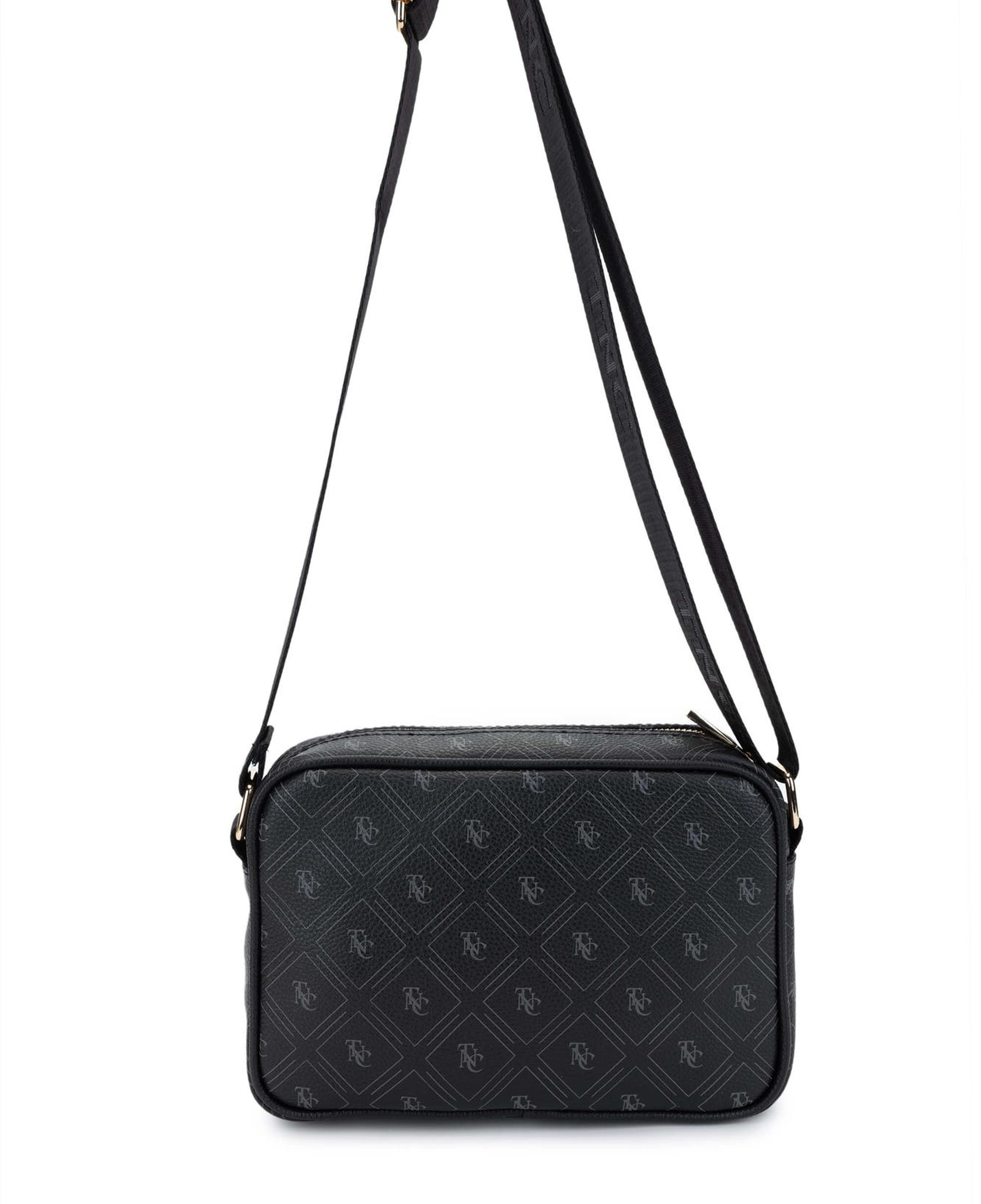 Tamer Tanca Kadın Vegan Siyah Postacı Çanta