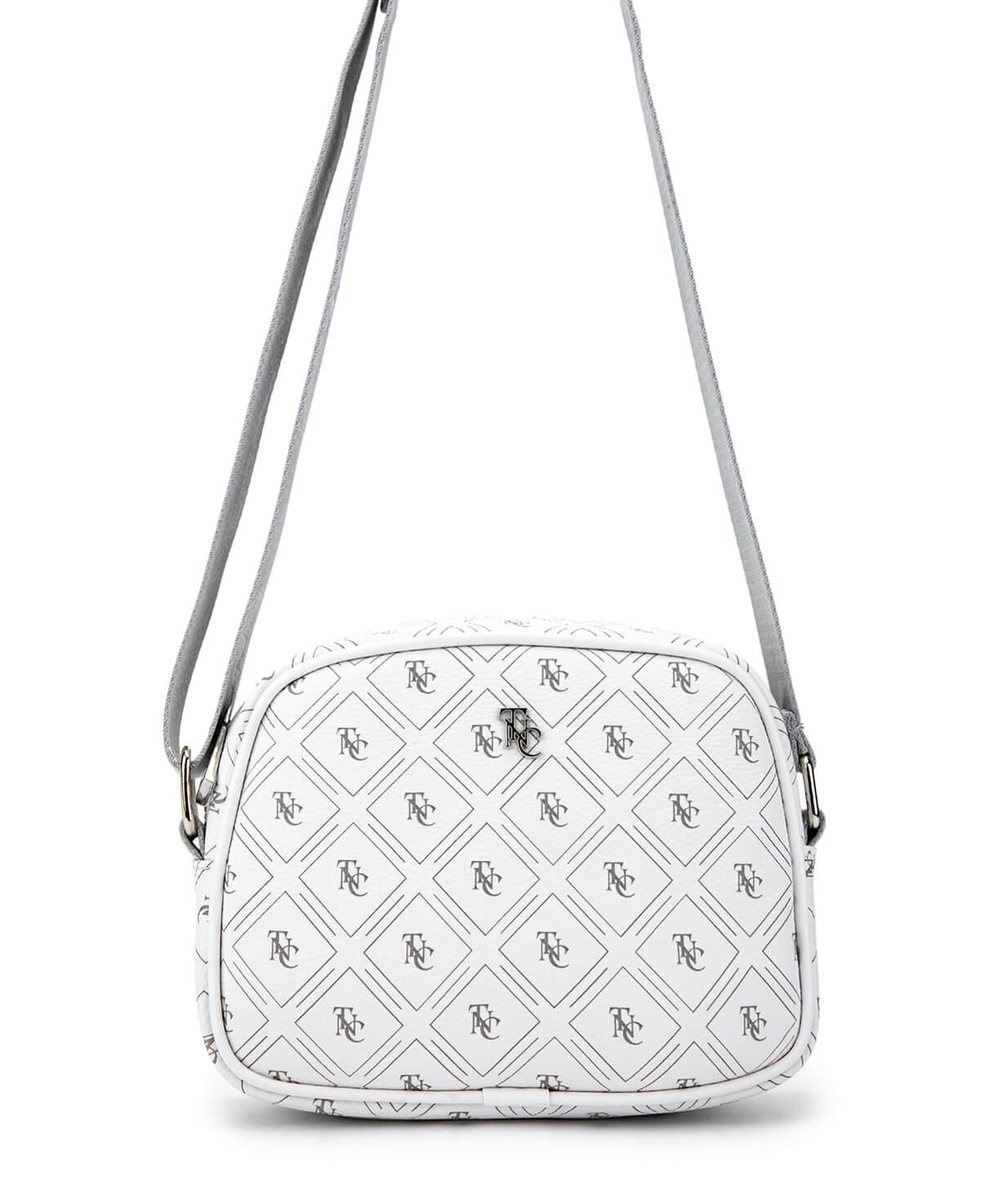 Tamer Tanca Kadın Vegan Beyaz Postacı Çanta