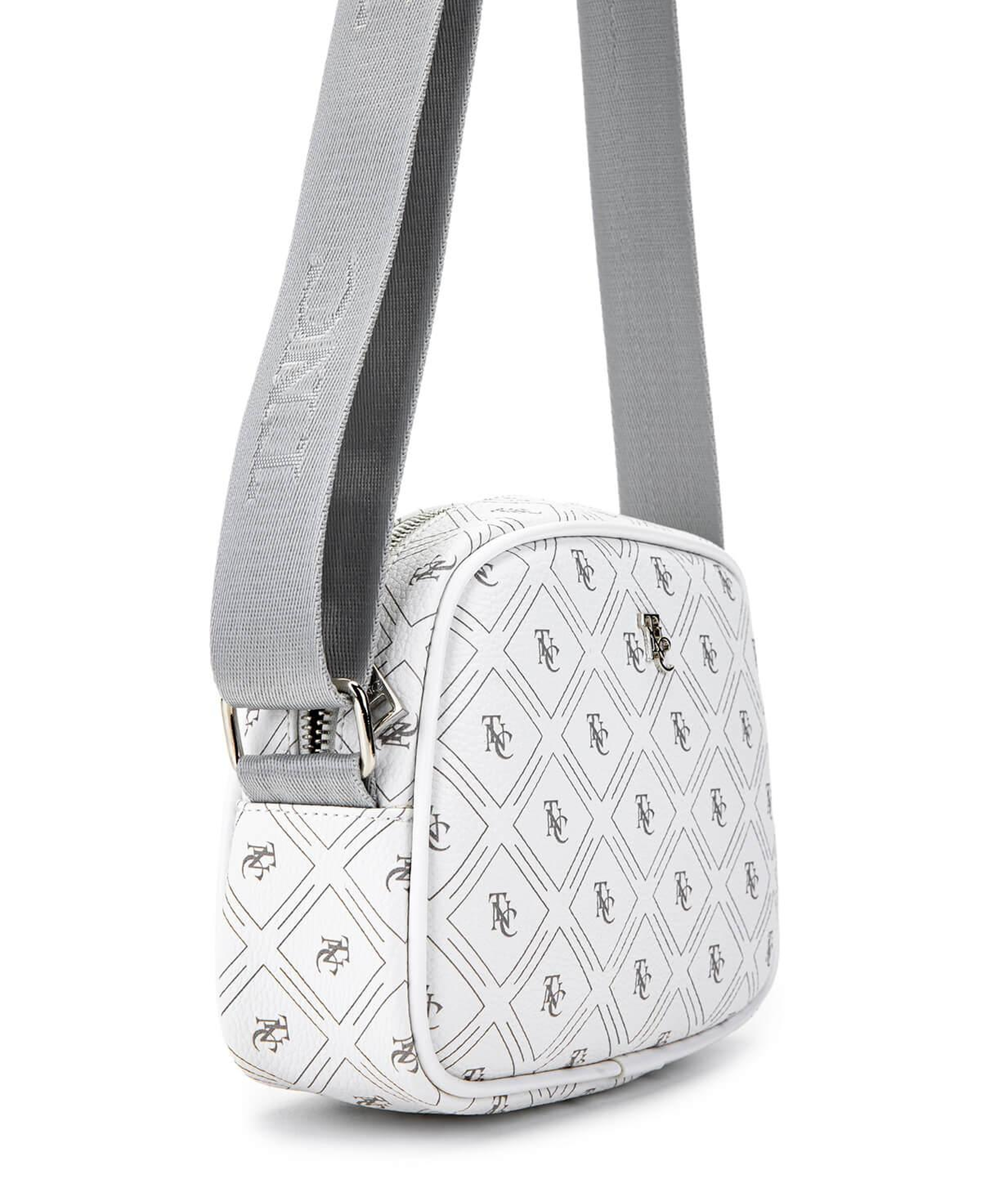 Tamer Tanca Kadın Vegan Beyaz Postacı Çanta