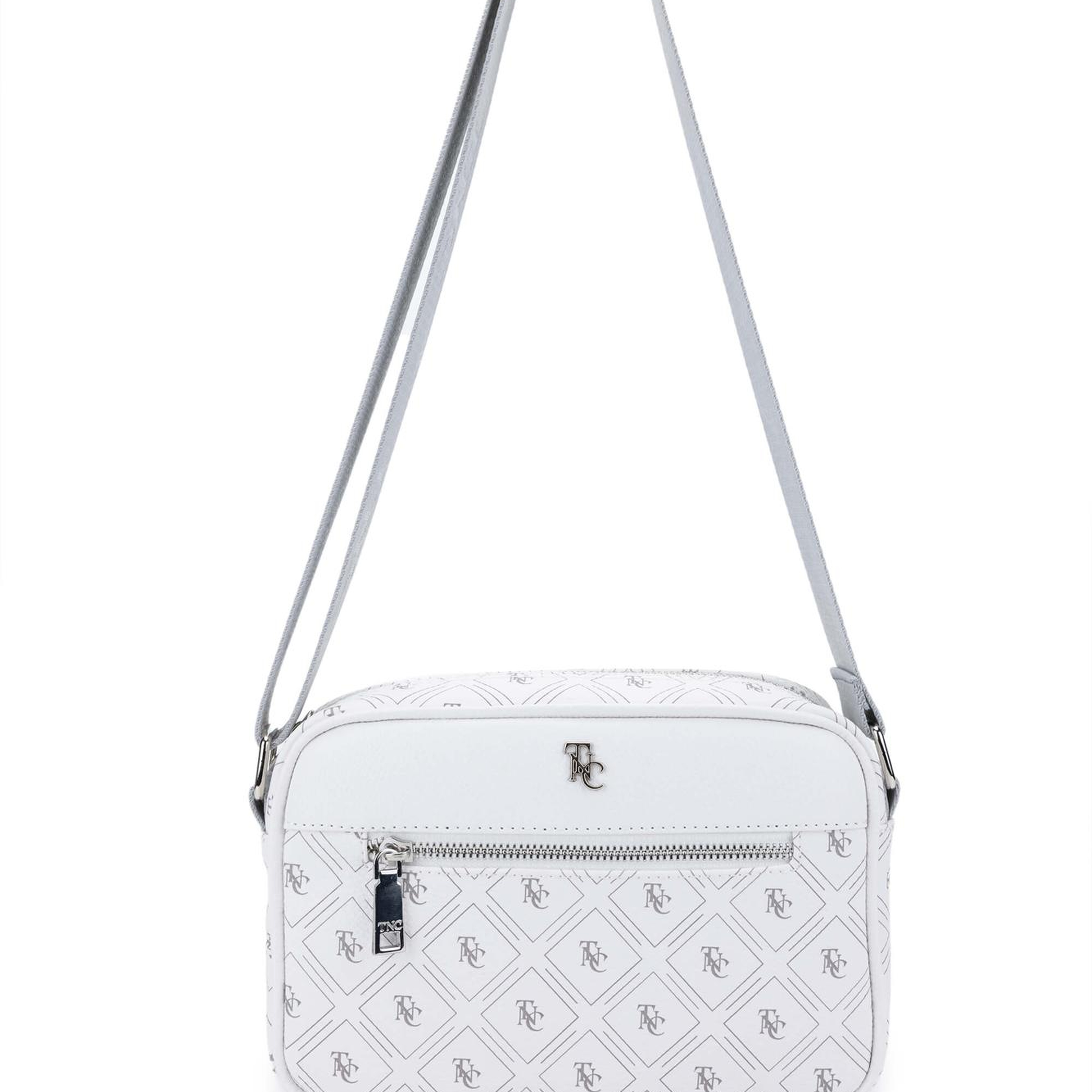 Tamer Tanca Kadın Vegan Beyaz Postacı Çanta