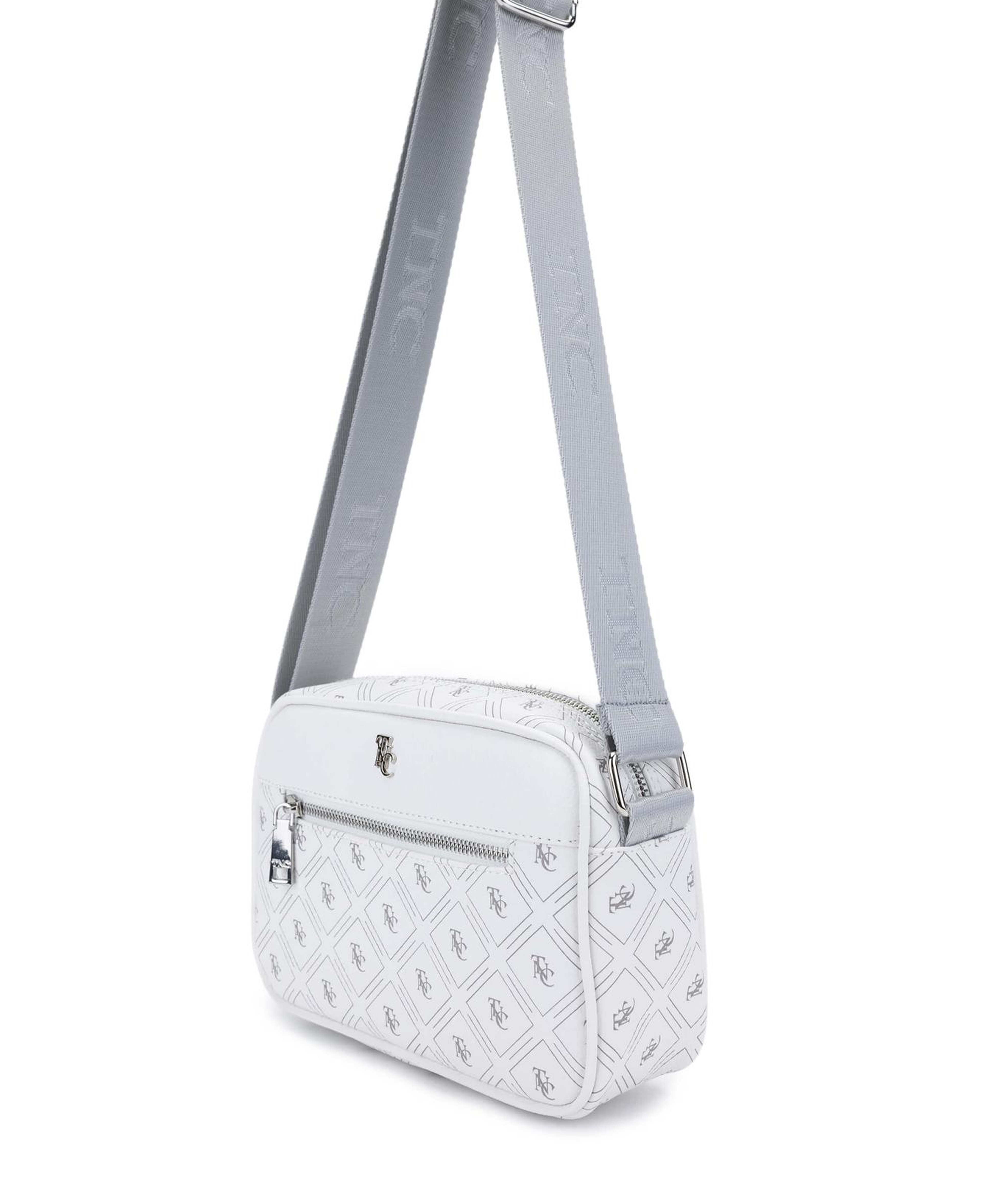 Tamer Tanca Kadın Vegan Beyaz Postacı Çanta