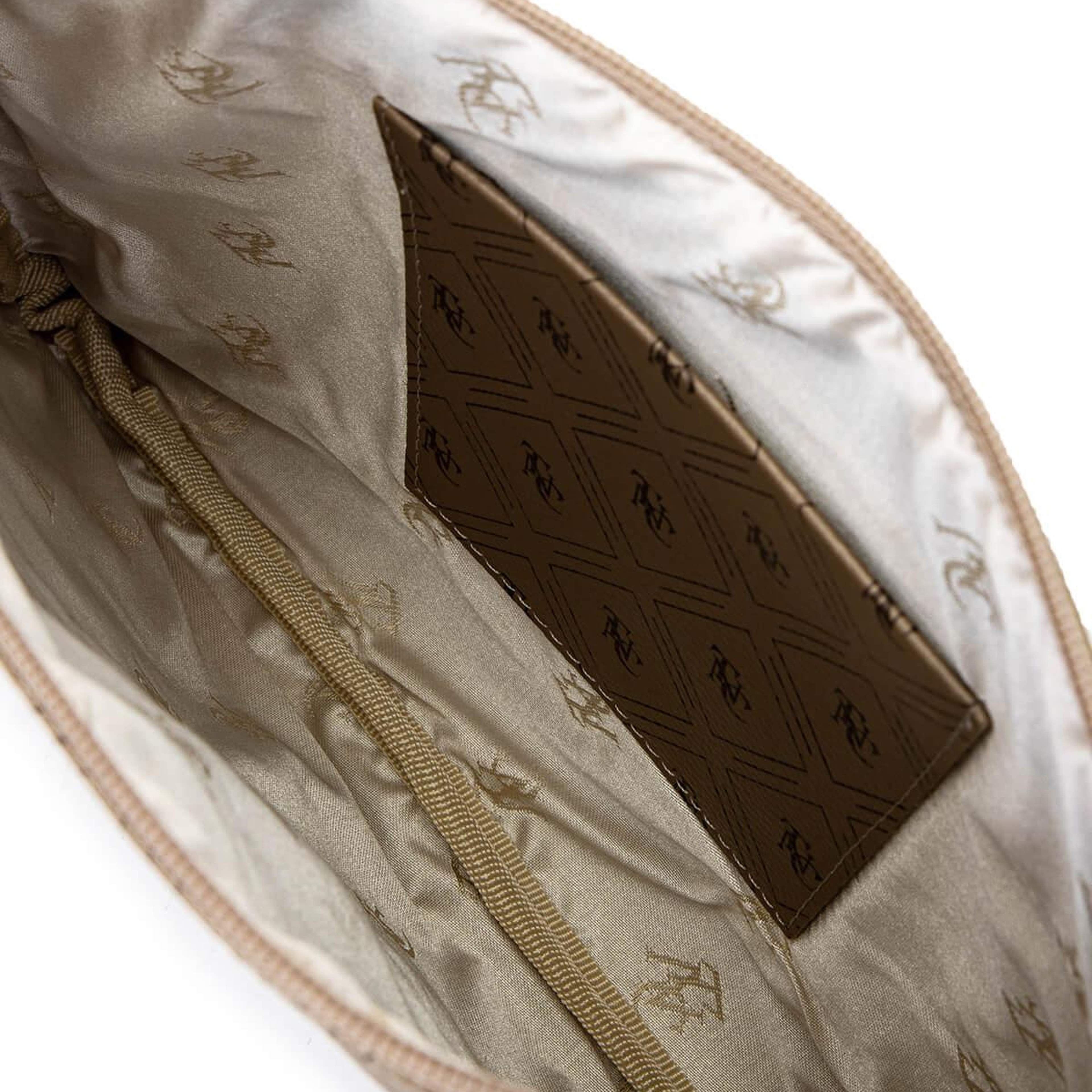 Tamer Tanca Kadın Suni Deri Altın Desen Clutch Çanta