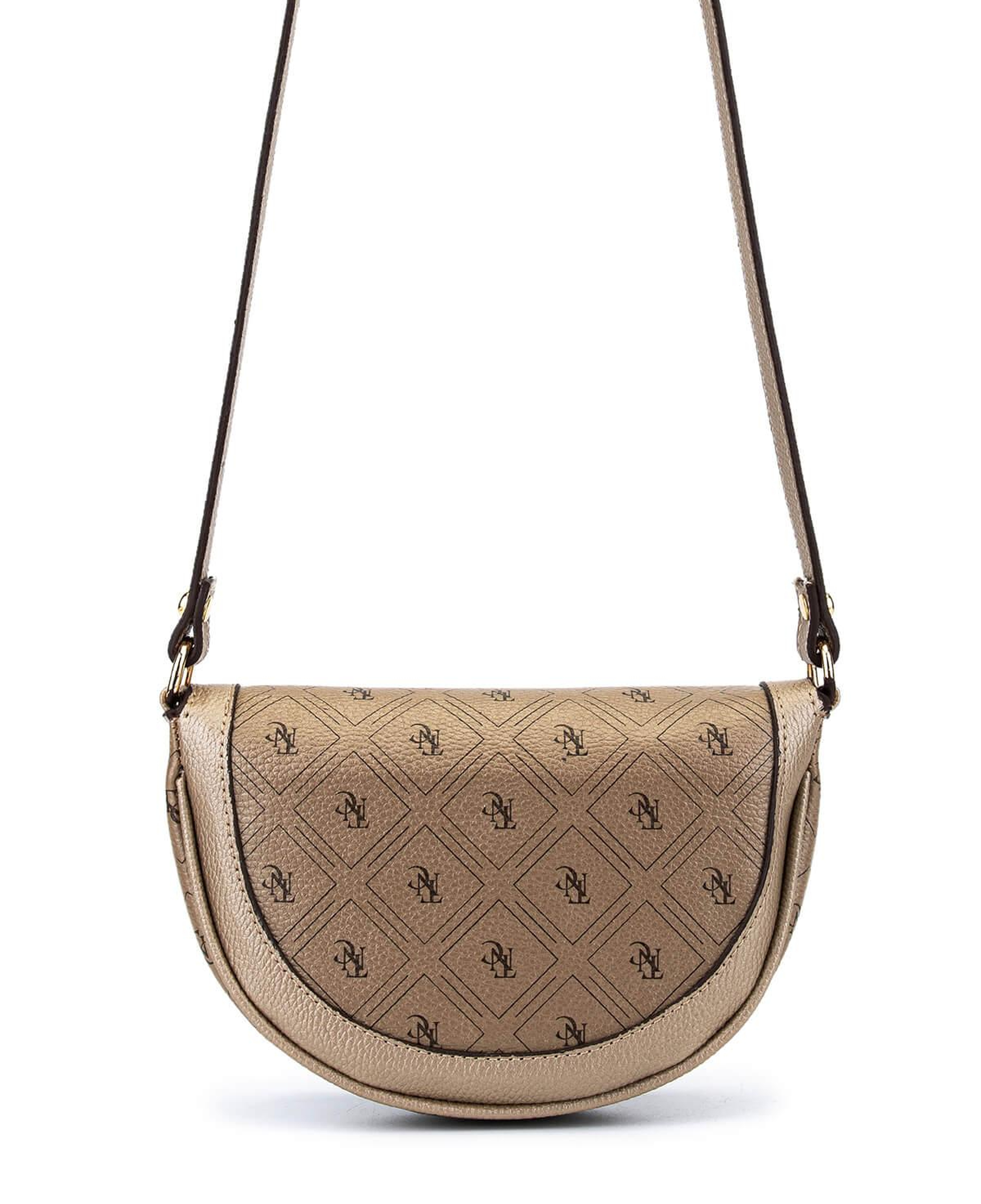 Tamer Tanca Kadın Suni Deri Altın Desen Postacı Çanta