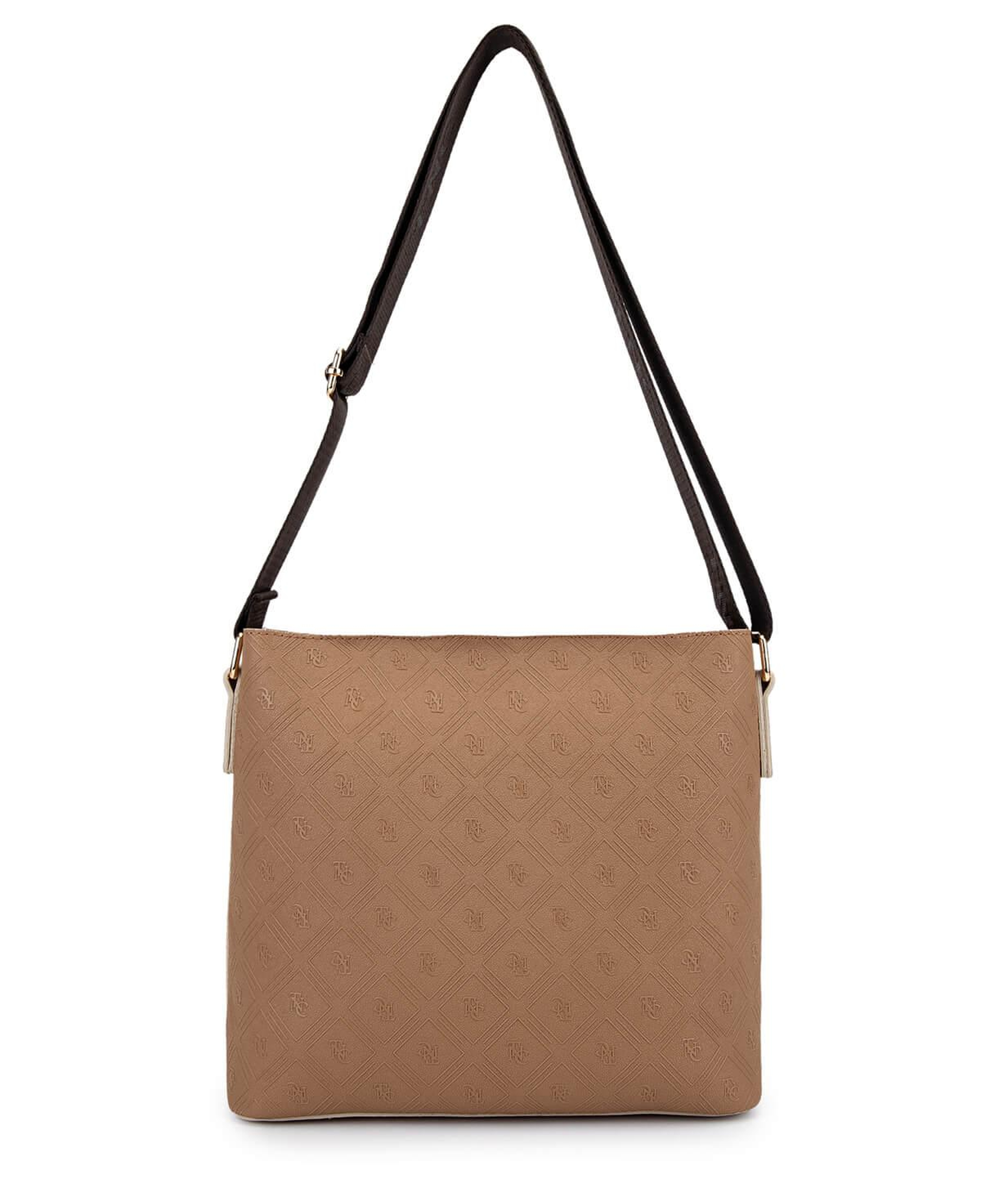 Tamer Tanca Kadın Suni Deri Vizon/Taba Postacı Çanta