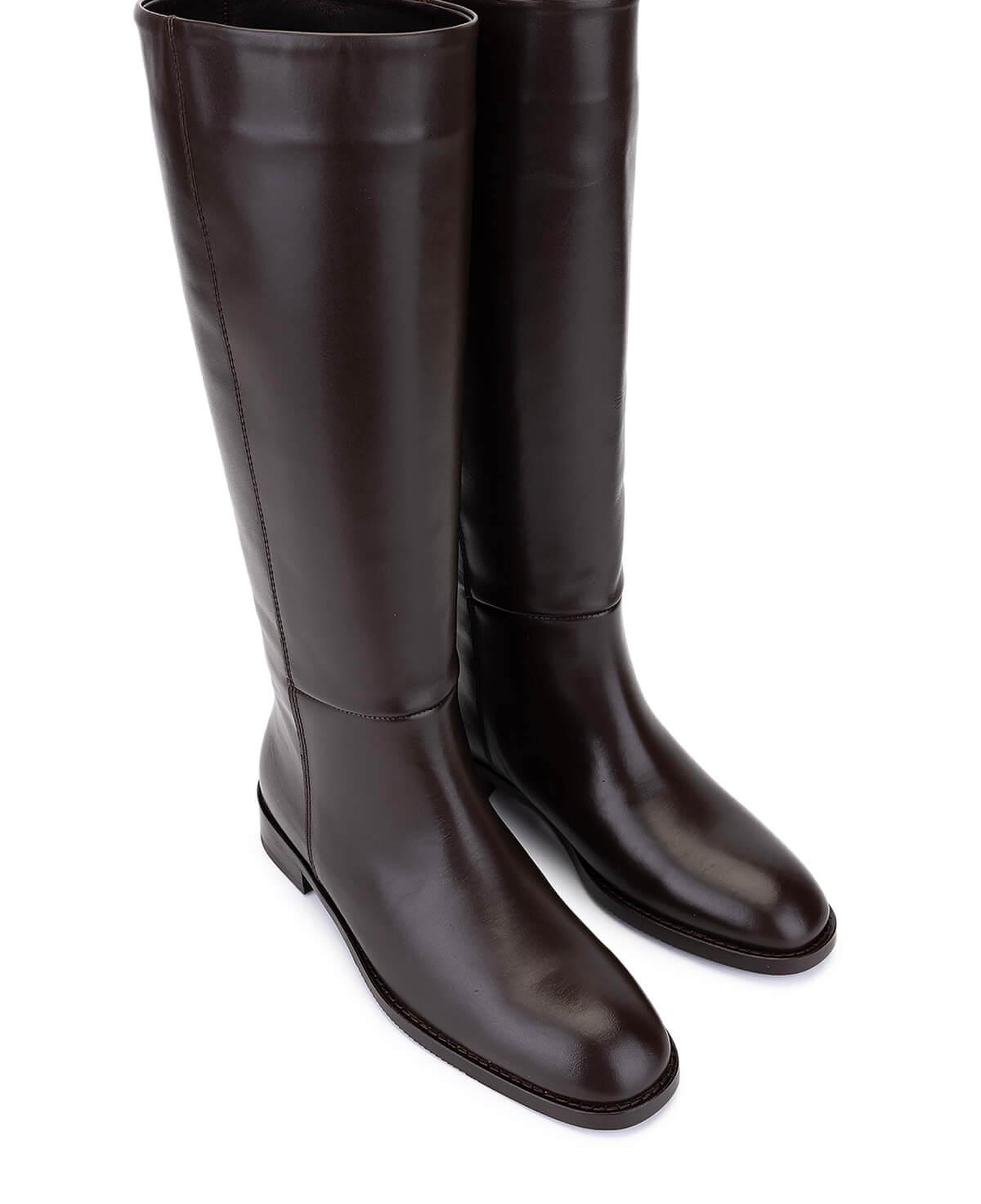 Tamer Tanca Kadın Hakiki Deri Kahverengi Klasik Çizme