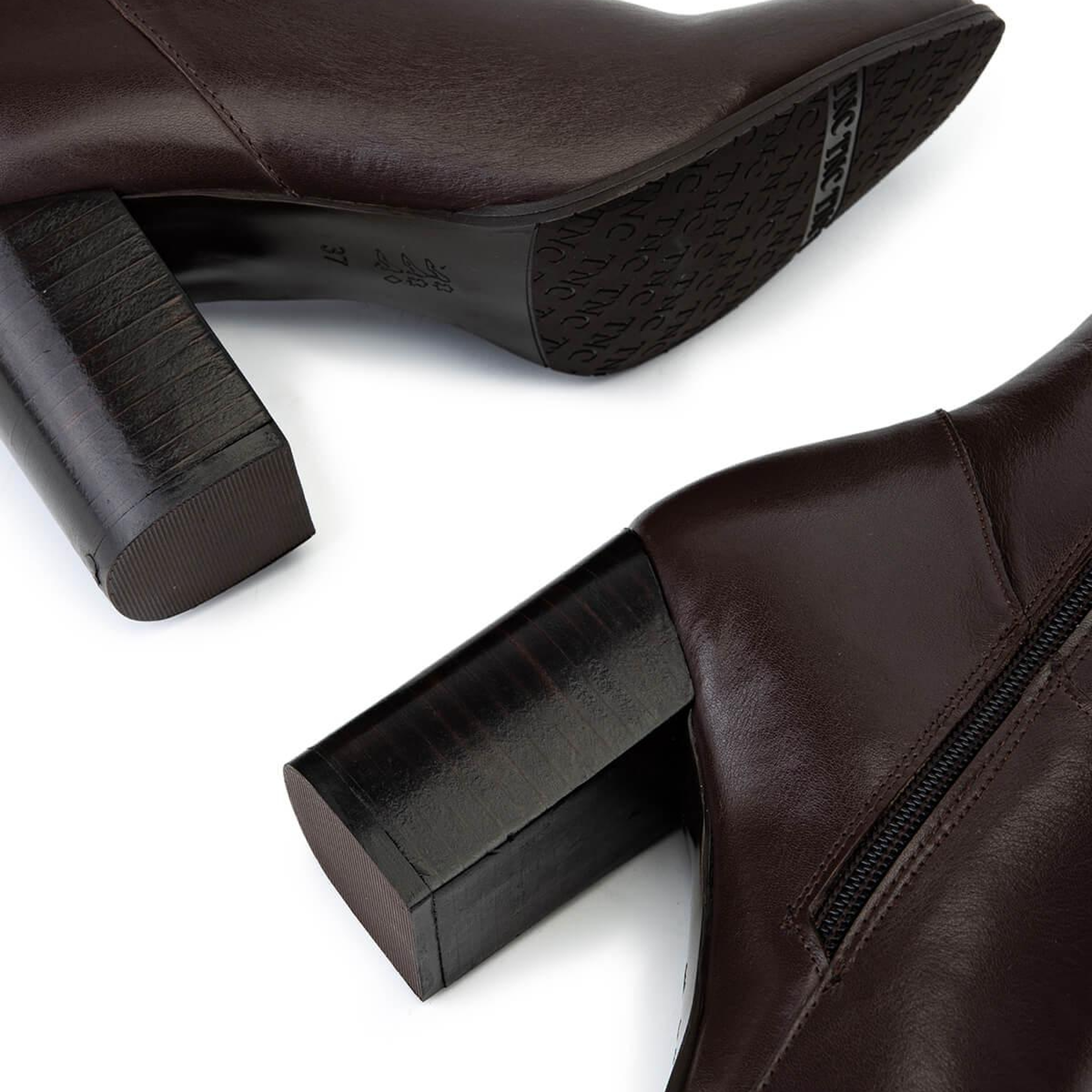 Tamer Tanca Kadın Hakiki Deri Kahverengi Klasik Çizme