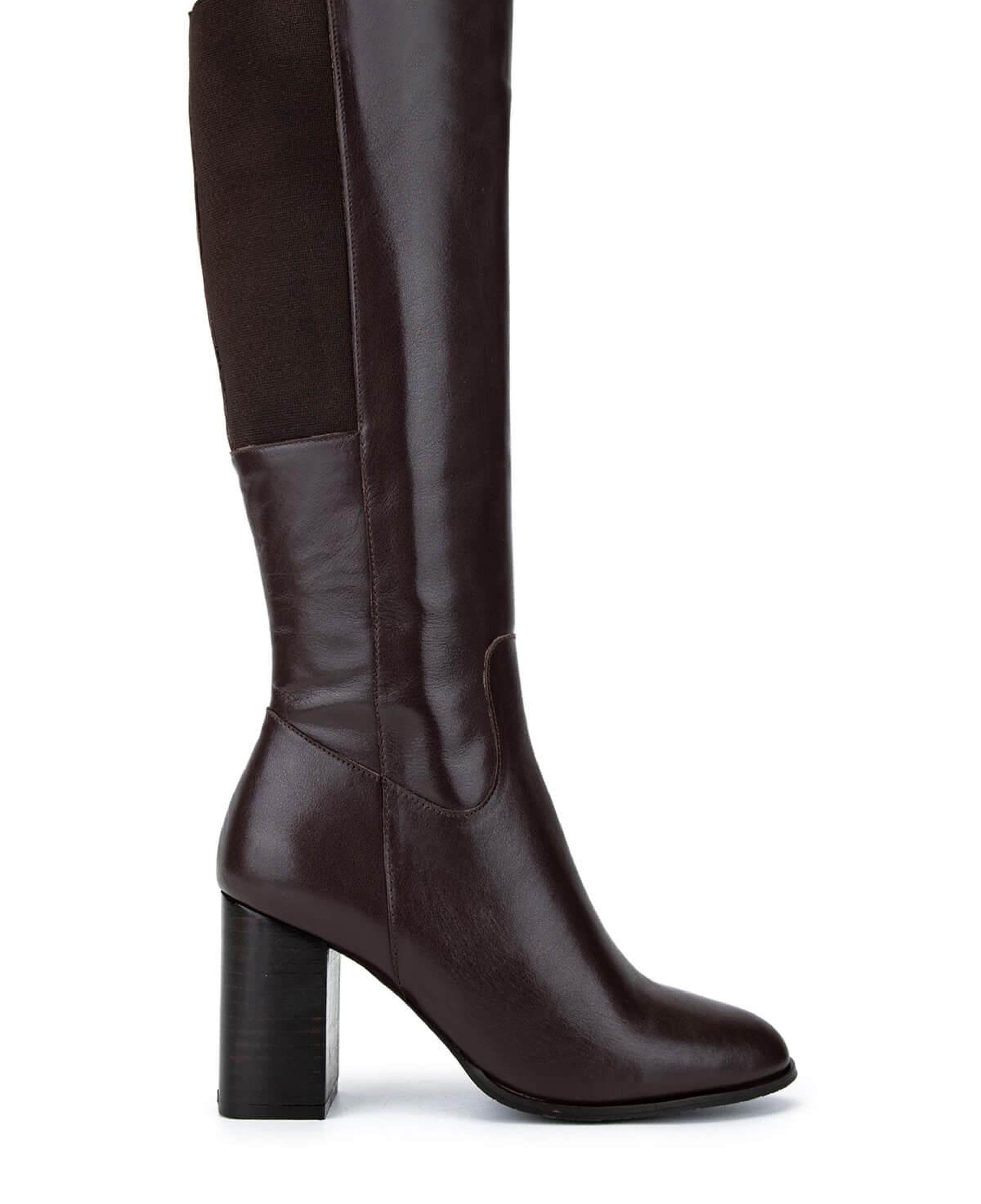 Tamer Tanca Kadın Hakiki Deri Kahverengi Klasik Çizme