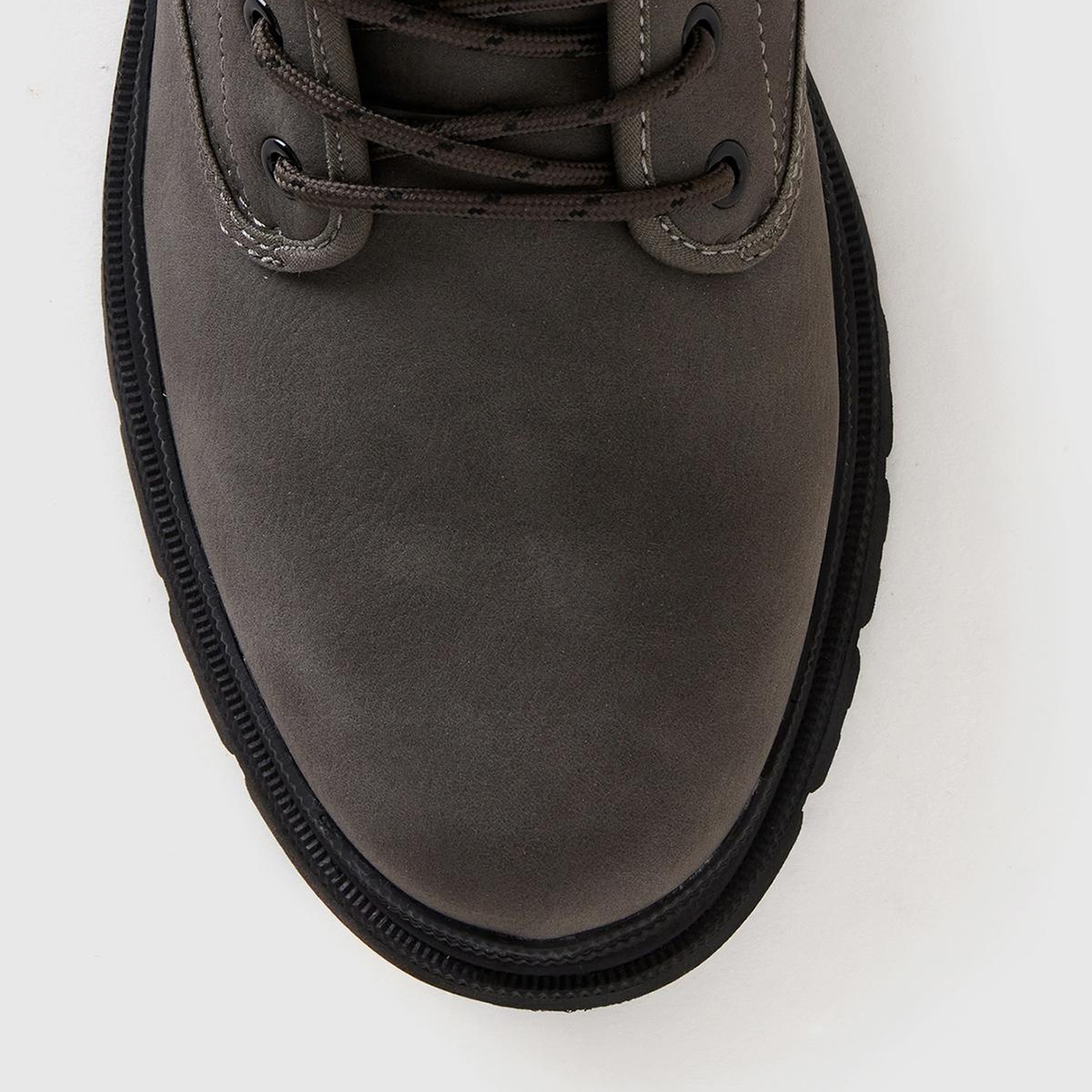 Erkek Siyah Bağcıklı Suni Deri Bot