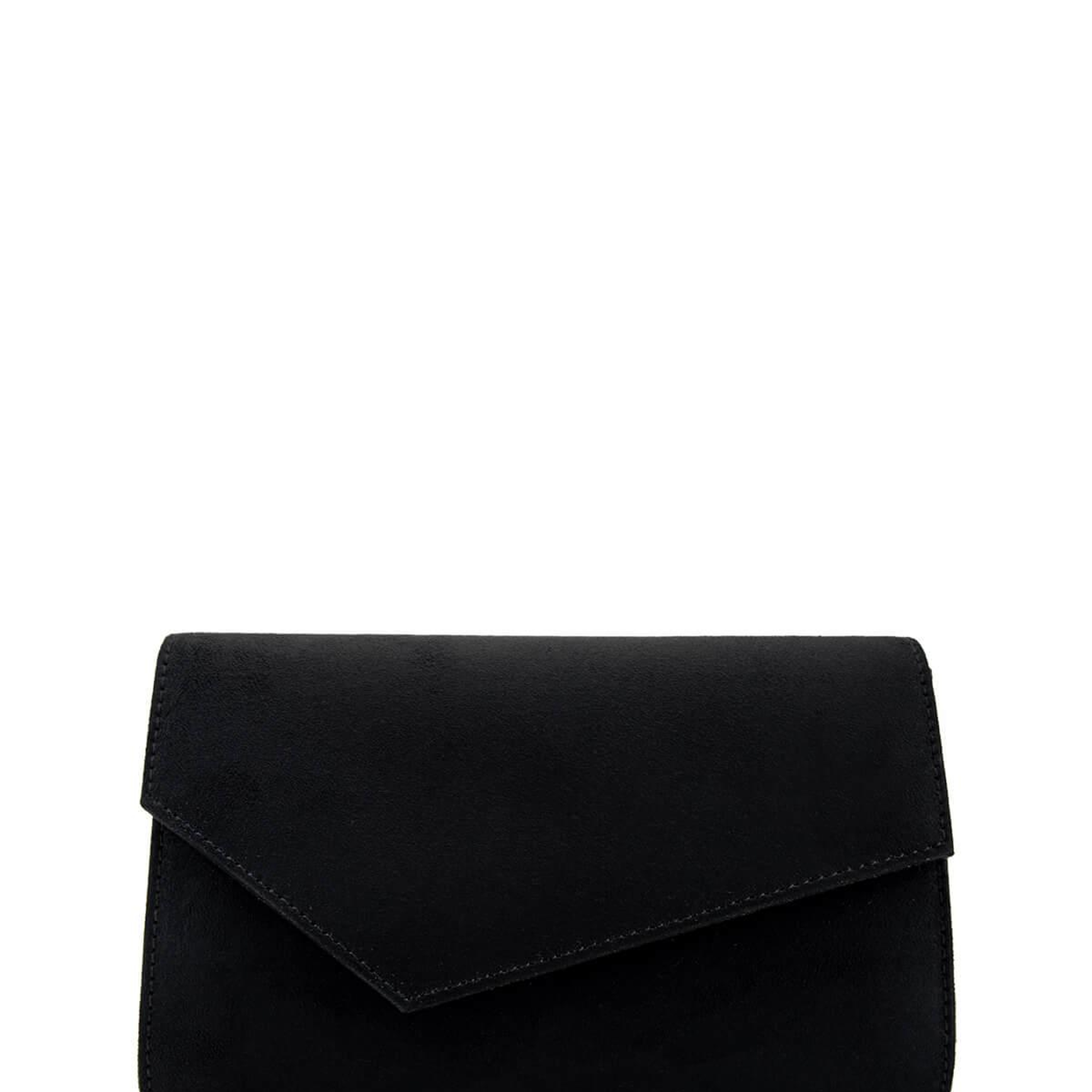 Tamer Tanca Kadın Vegan Siyah Süet Omuz Çanta