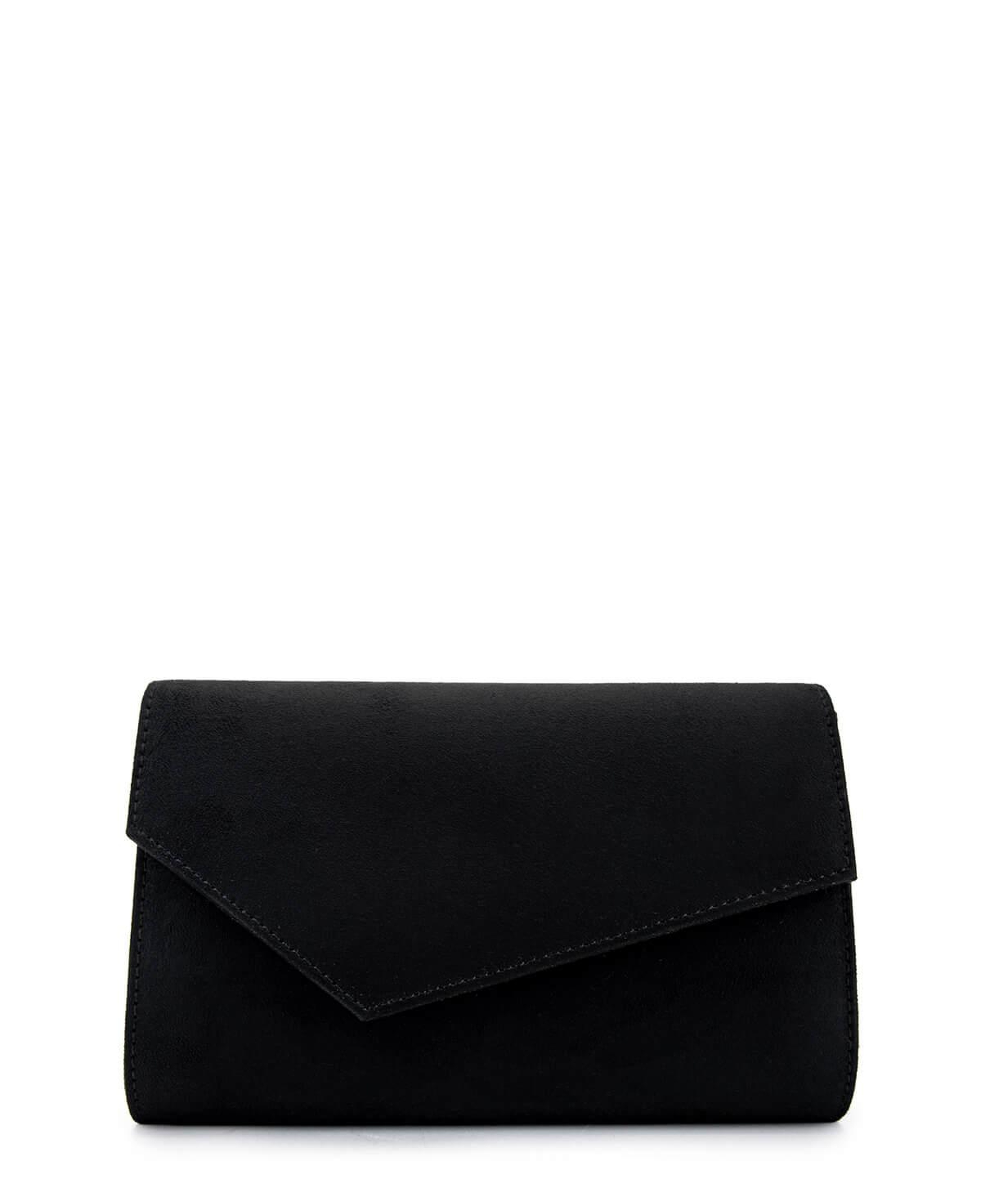 Tamer Tanca Kadın Vegan Siyah Süet Omuz Çanta