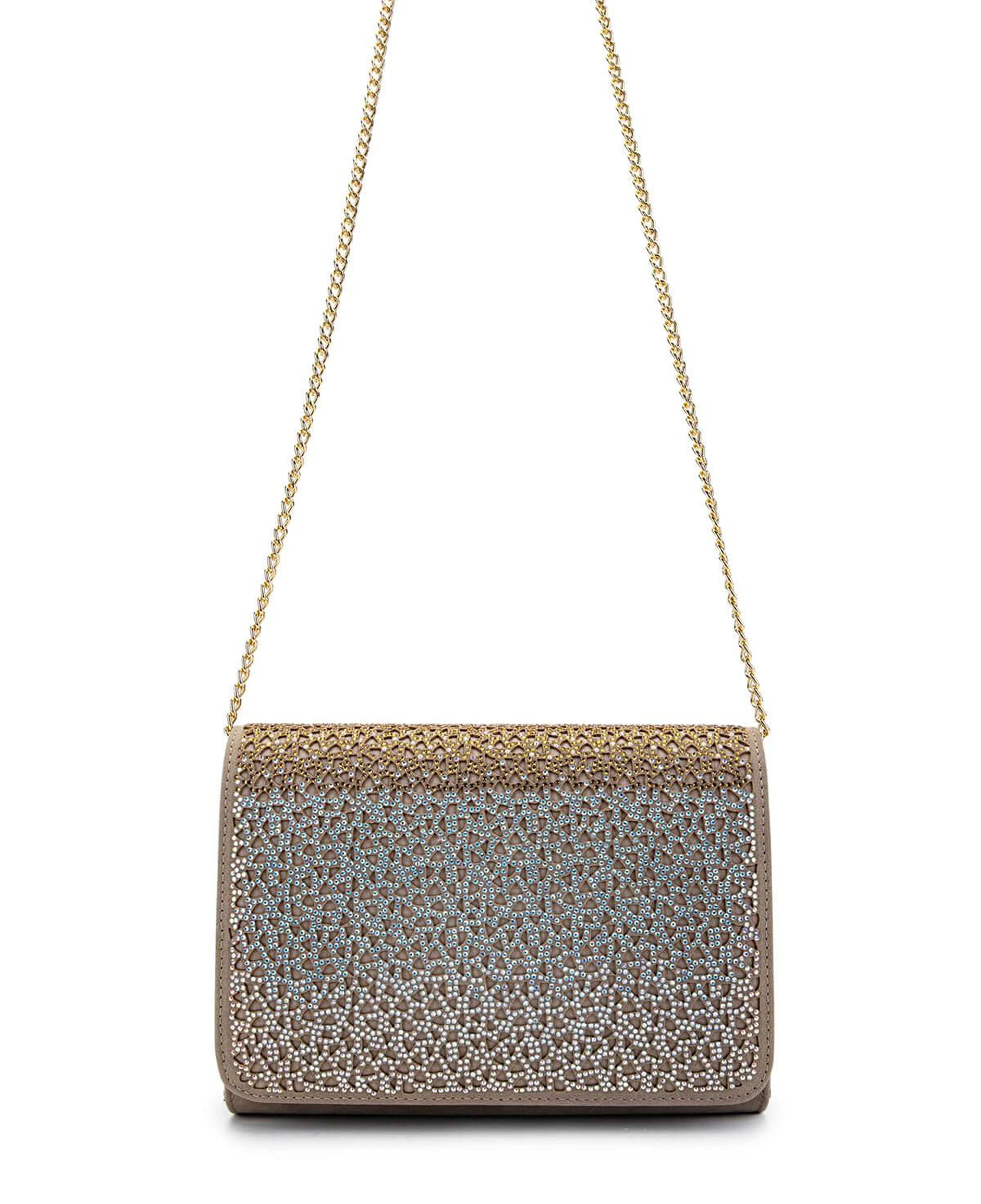 Tamer Tanca Kadın Vegan Bej Süet Omuz Çanta