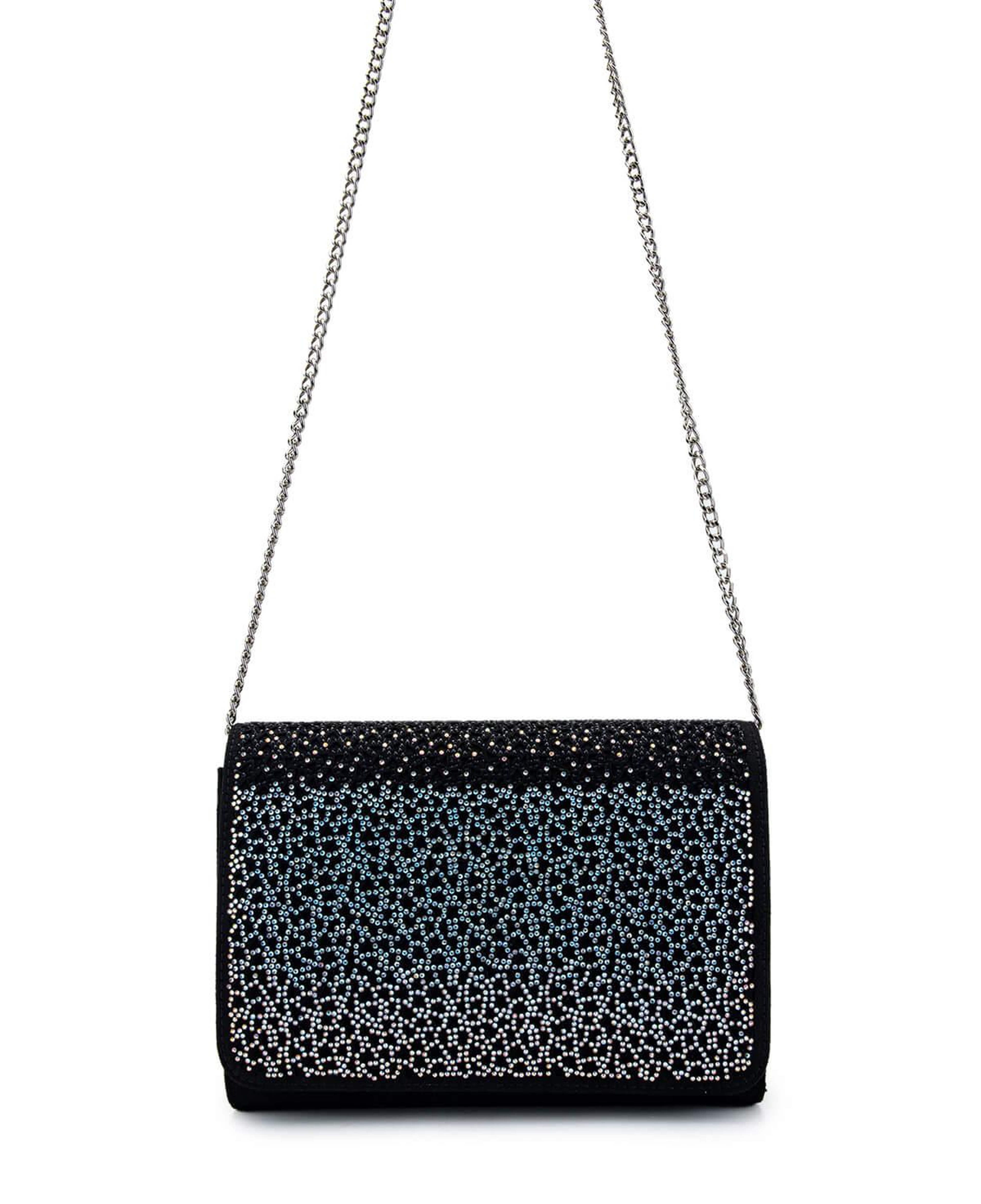 Tamer Tanca Kadın Vegan Siyah Süet Omuz Çanta