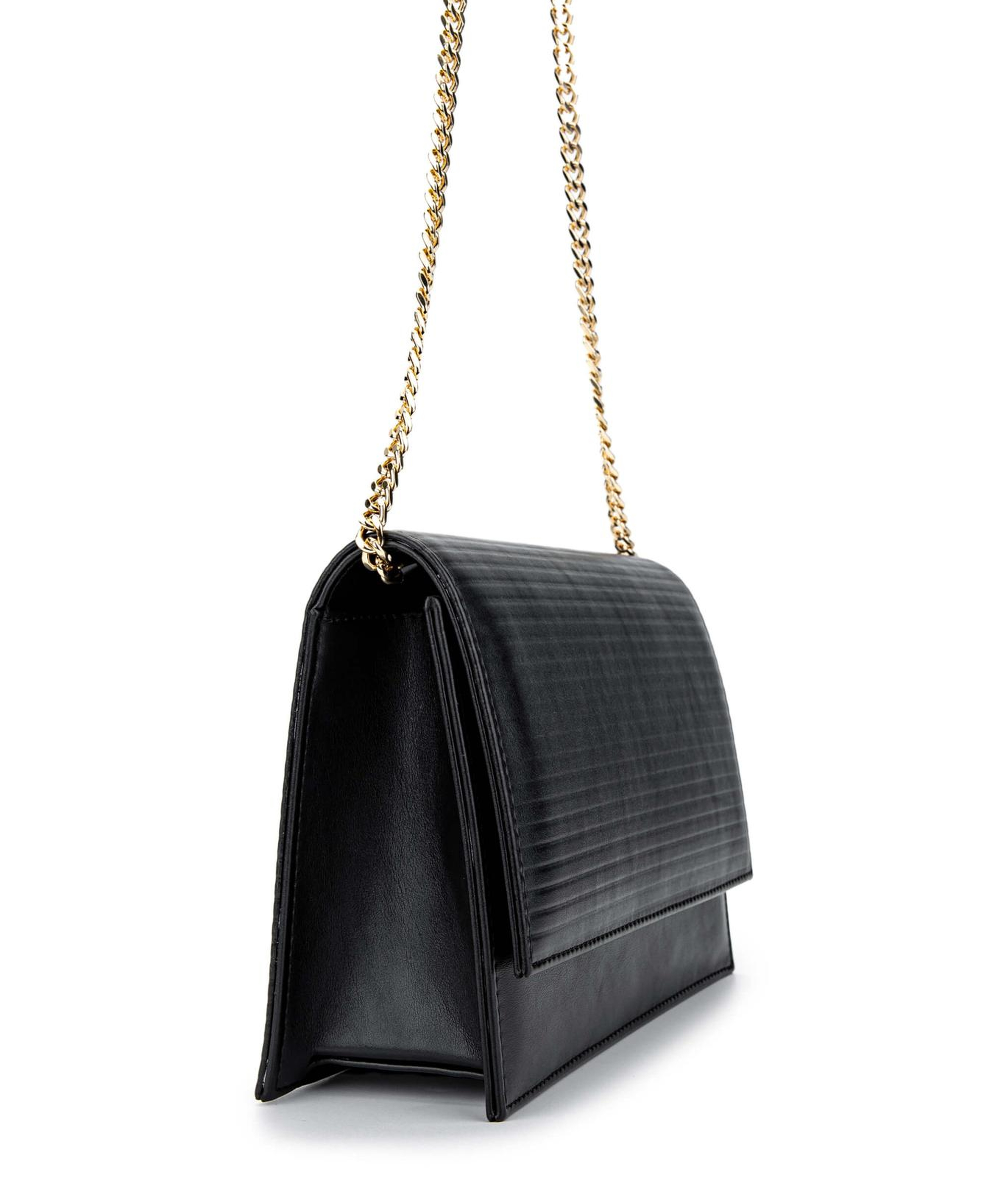 Tamer Tanca Kadın Vegan Siyah Omuz Çanta