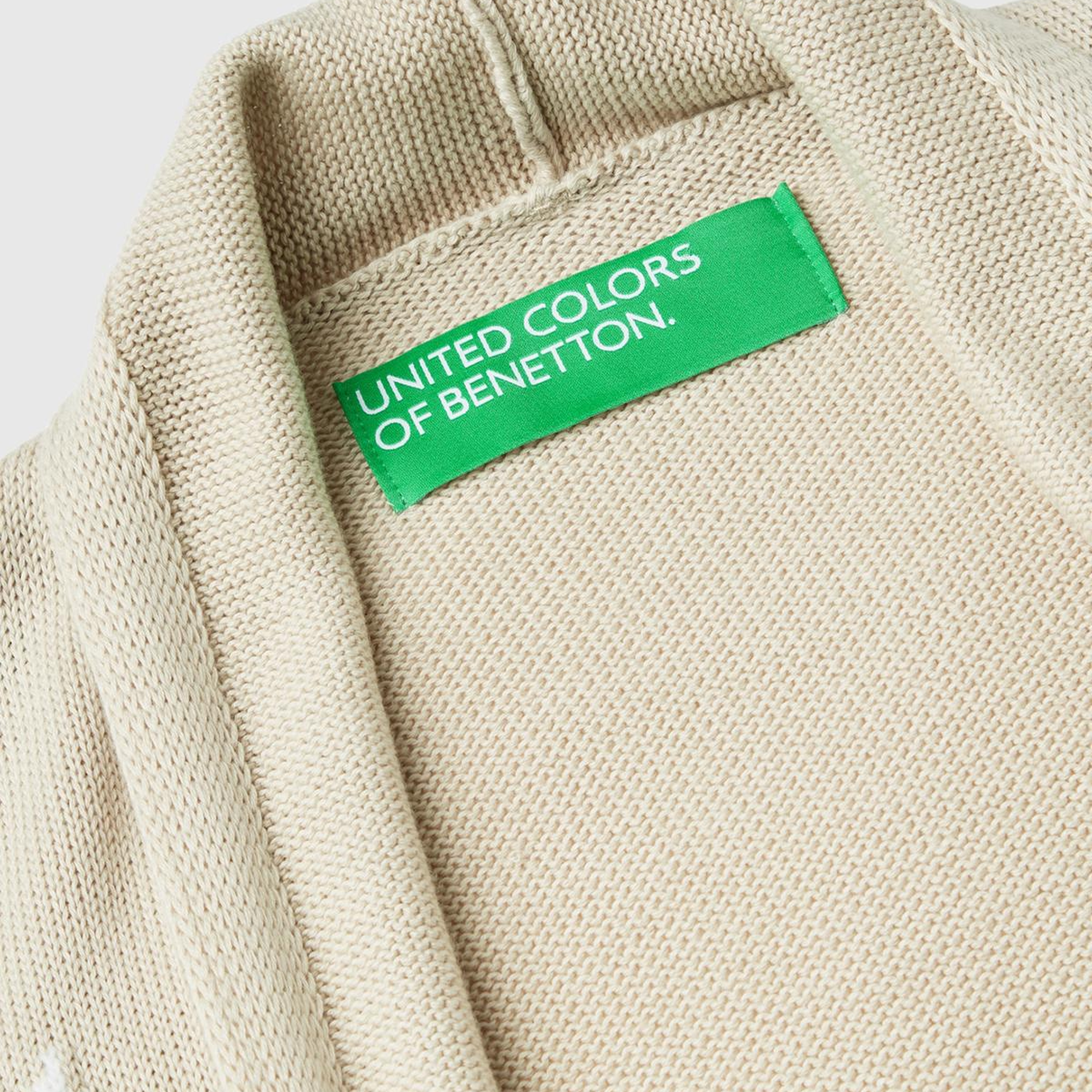 Kadın Bej Pamuk ve Yün Karışımlı Önü Cepli Çiçek Motifli Midi Hırka