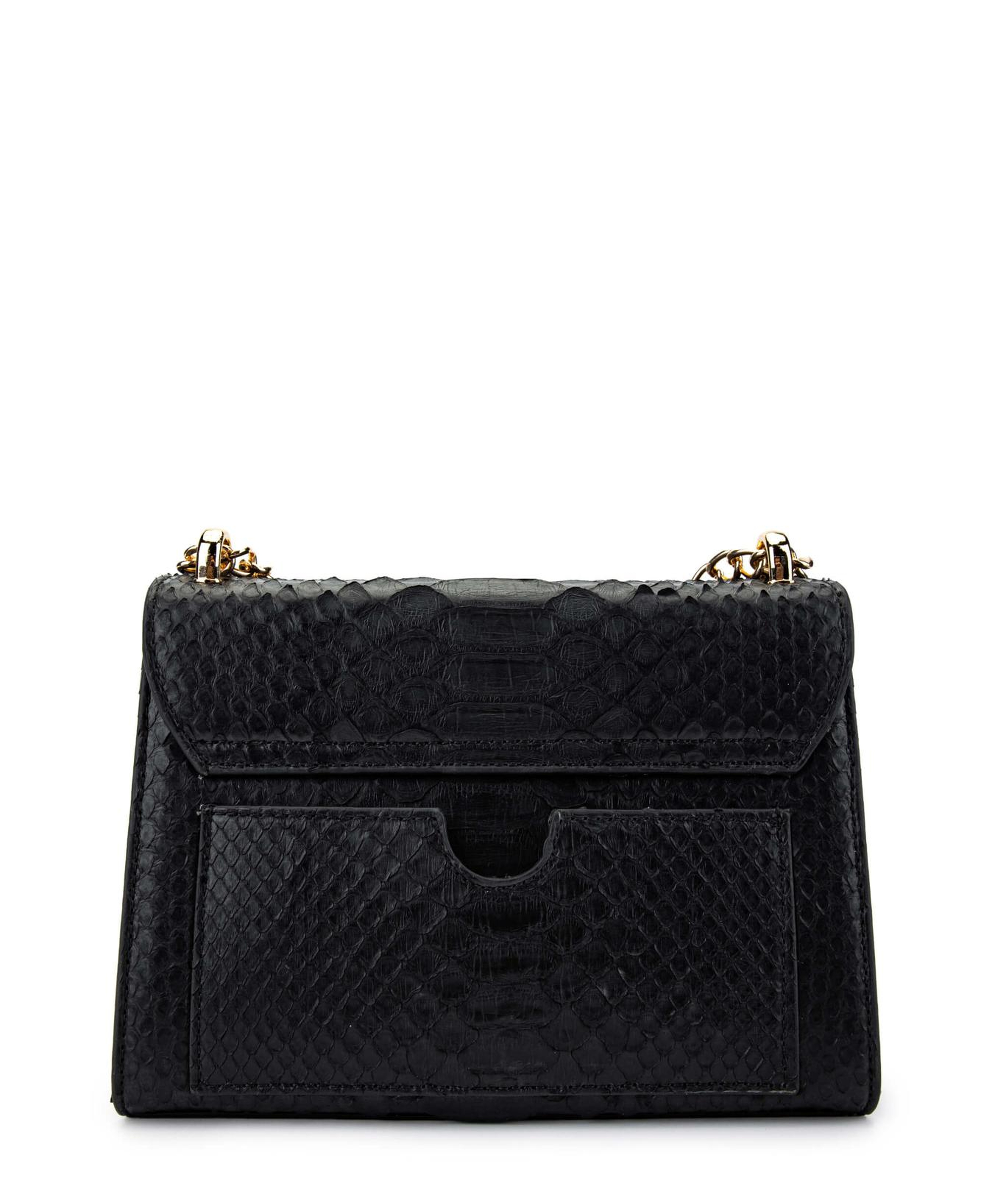 Tamer Tanca Kadın Hakiki Deri Siyah Omuz Çanta